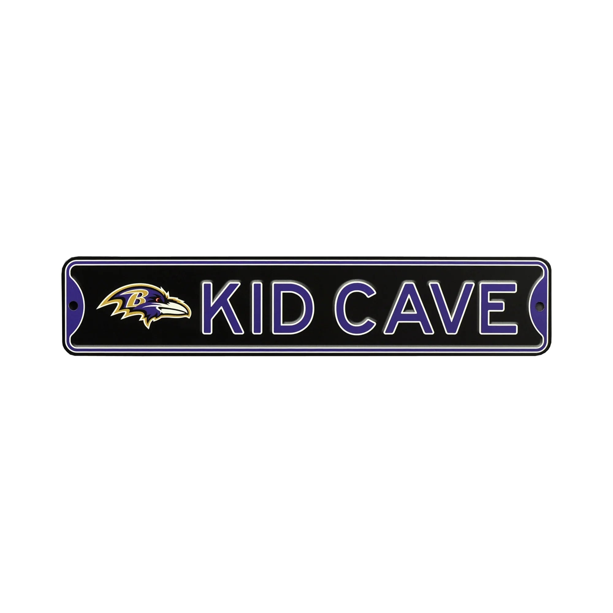 Baltimore Ravens Steel Kid Cave Sign
