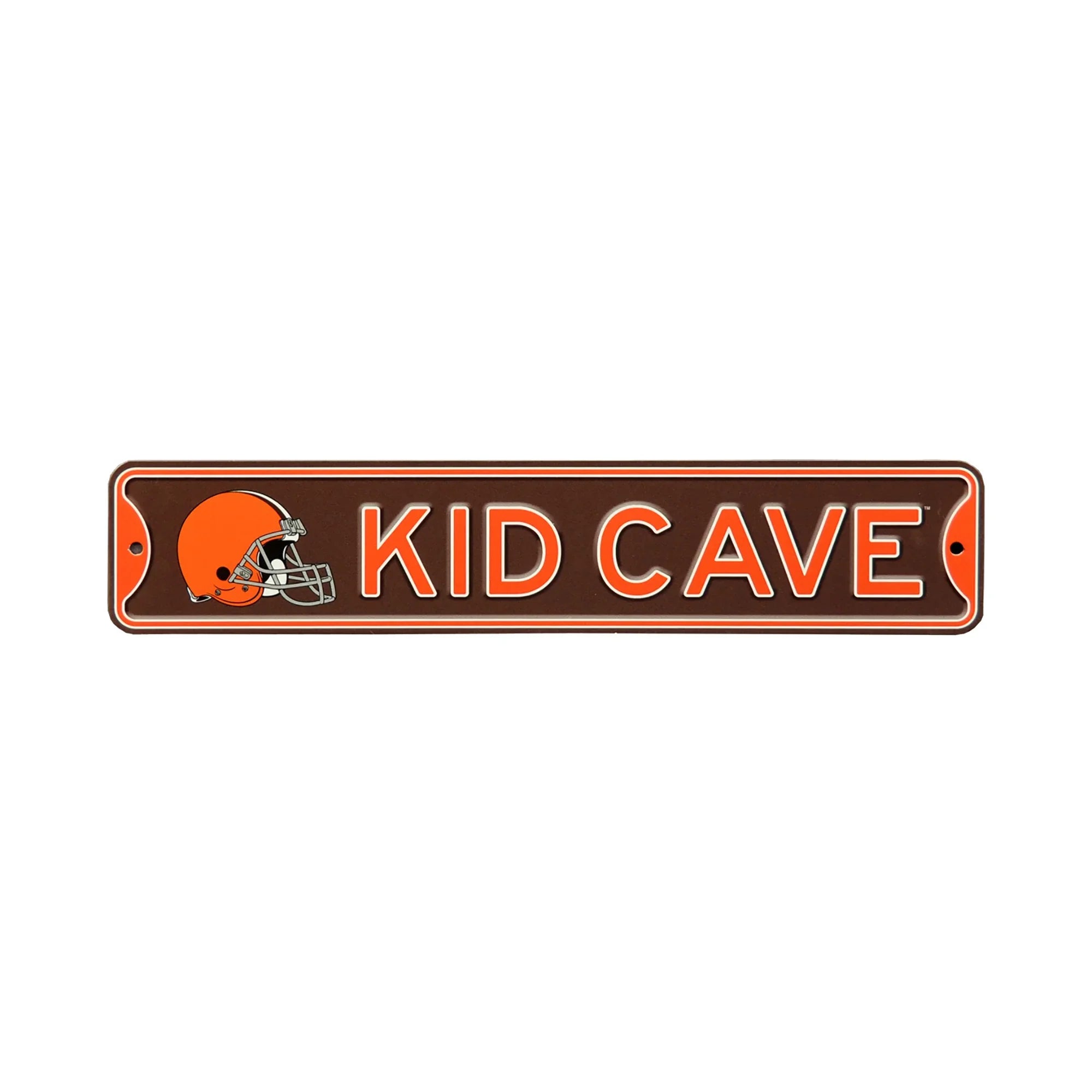 Cleveland Browns Steel Kid Cave Sign