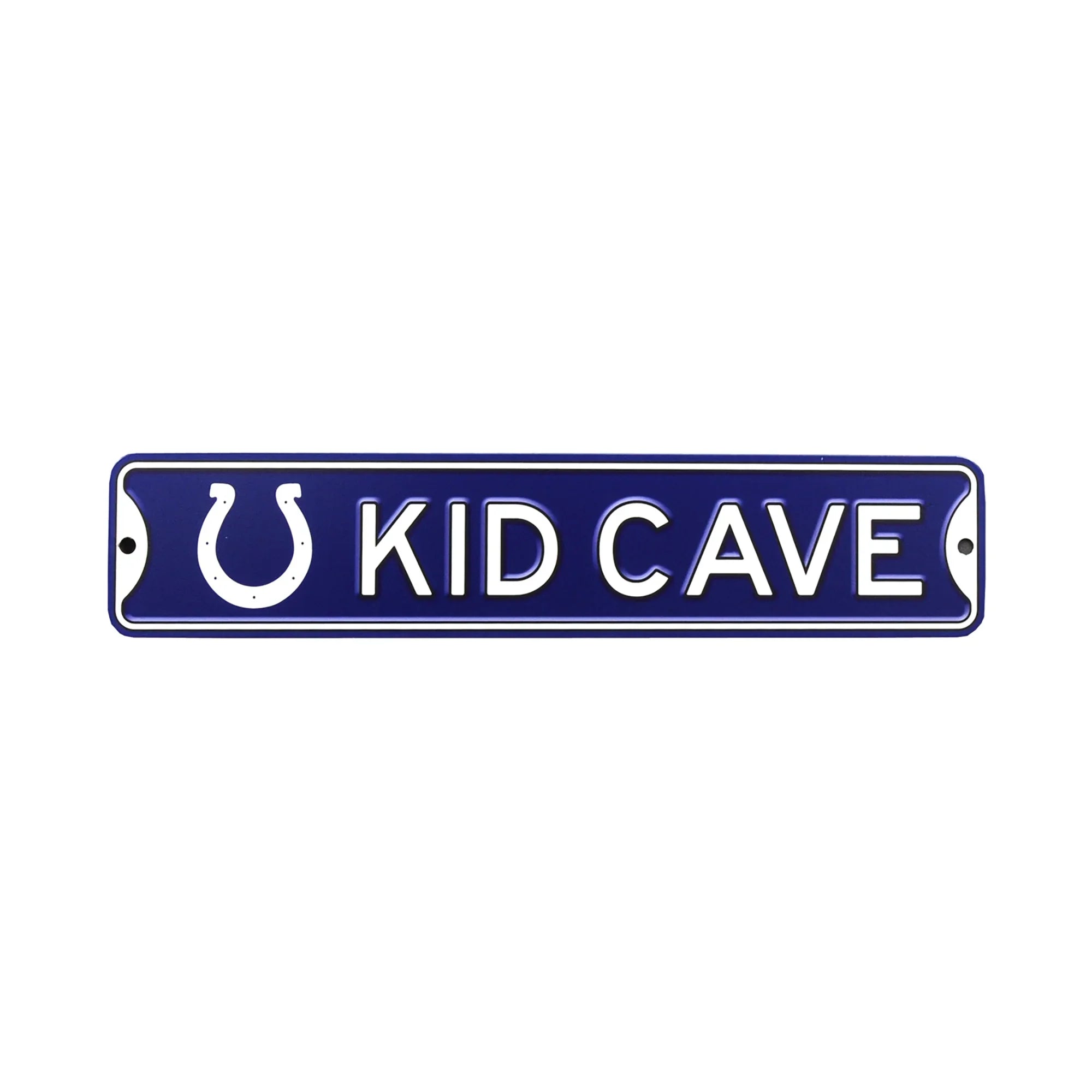 Indianapolis Colts Steel Kid Cave Sign