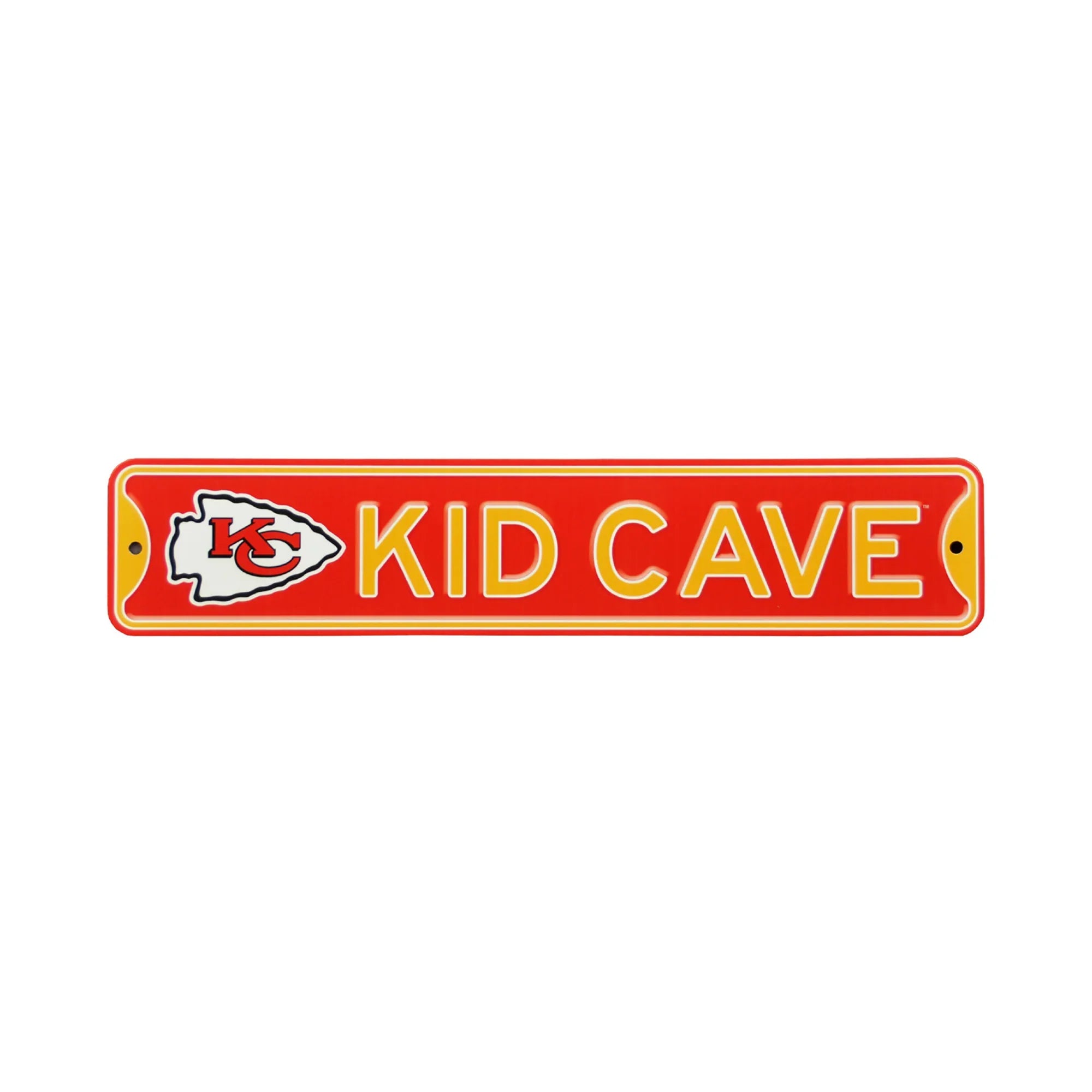 Kansas City Chiefs Steel Kid Cave Sign