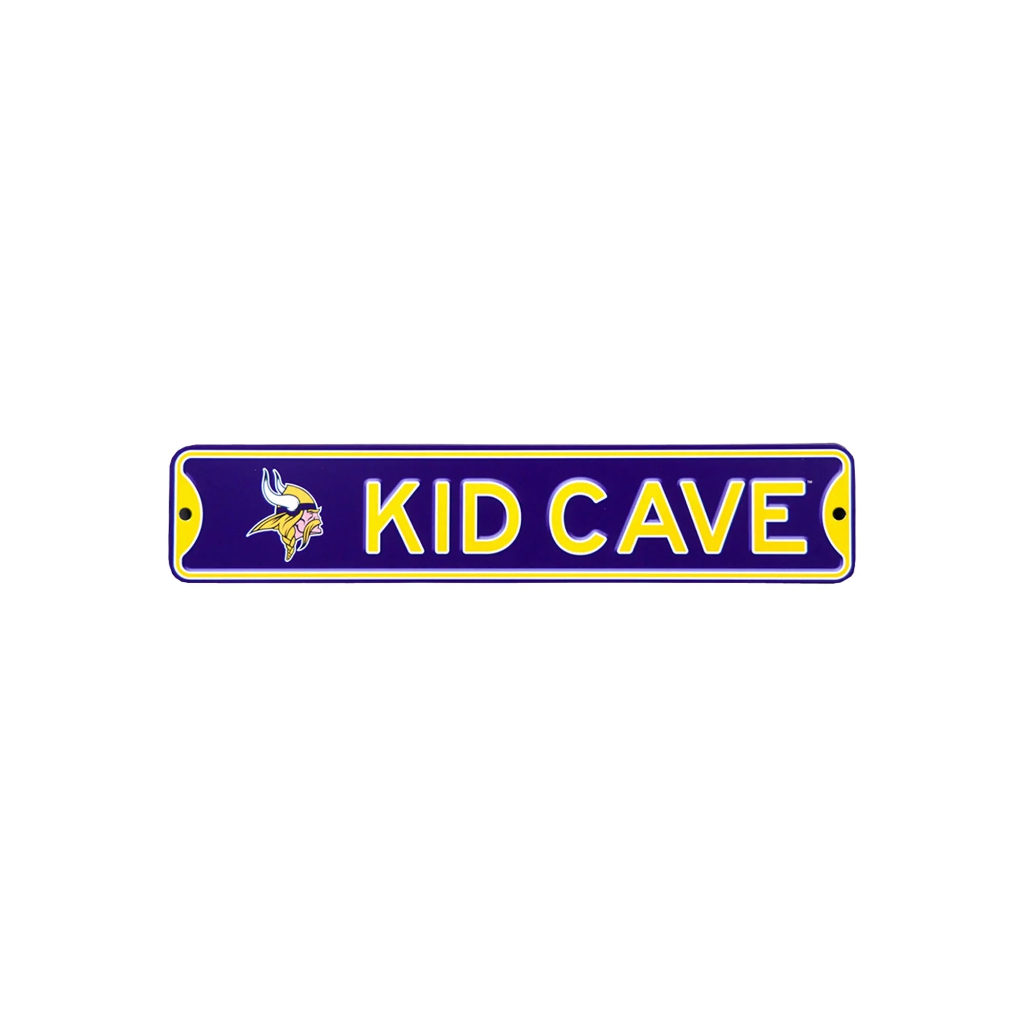 Minnesota Vikings Steel Kid Cave Sign
