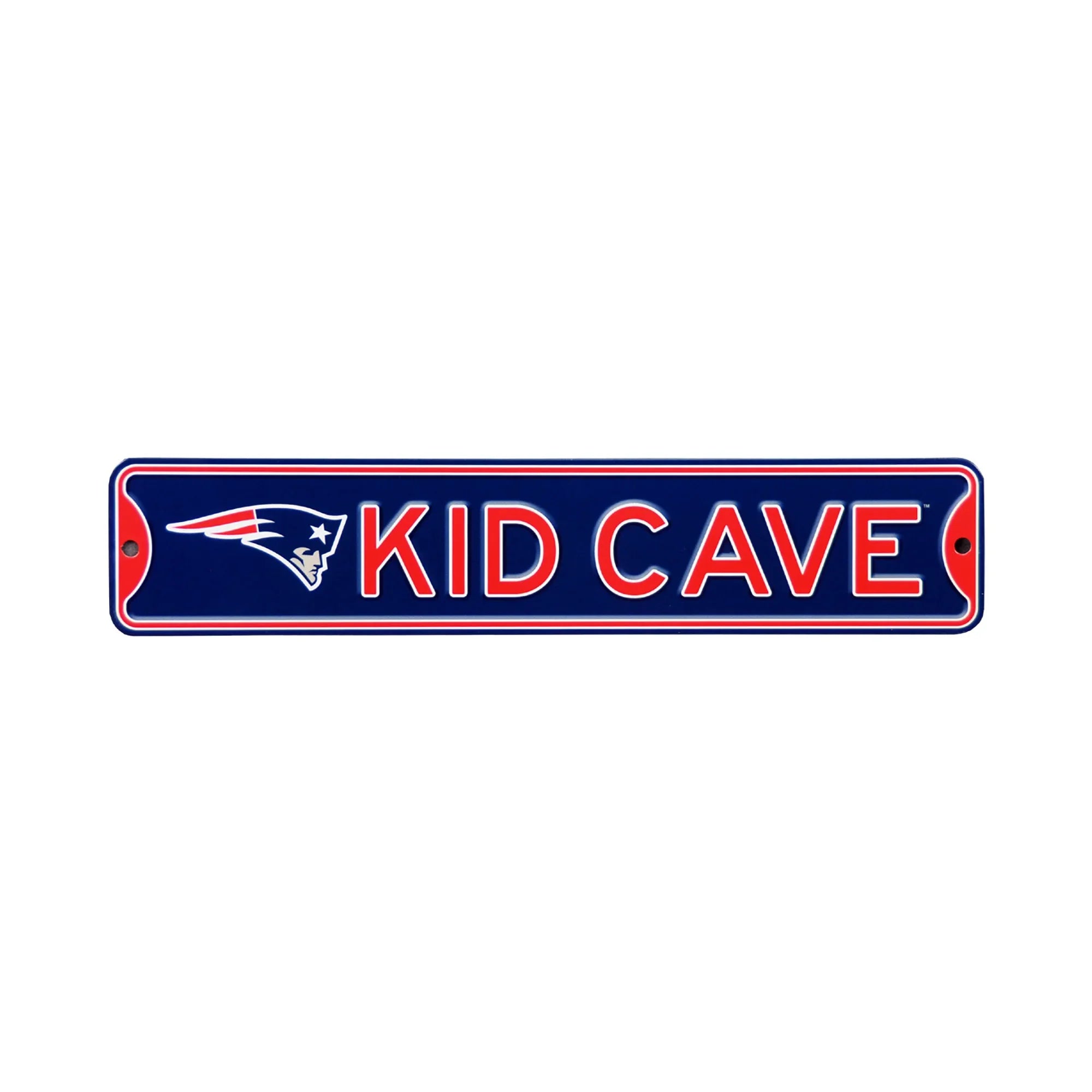 New England Patriots Steel Kid Cave Sign