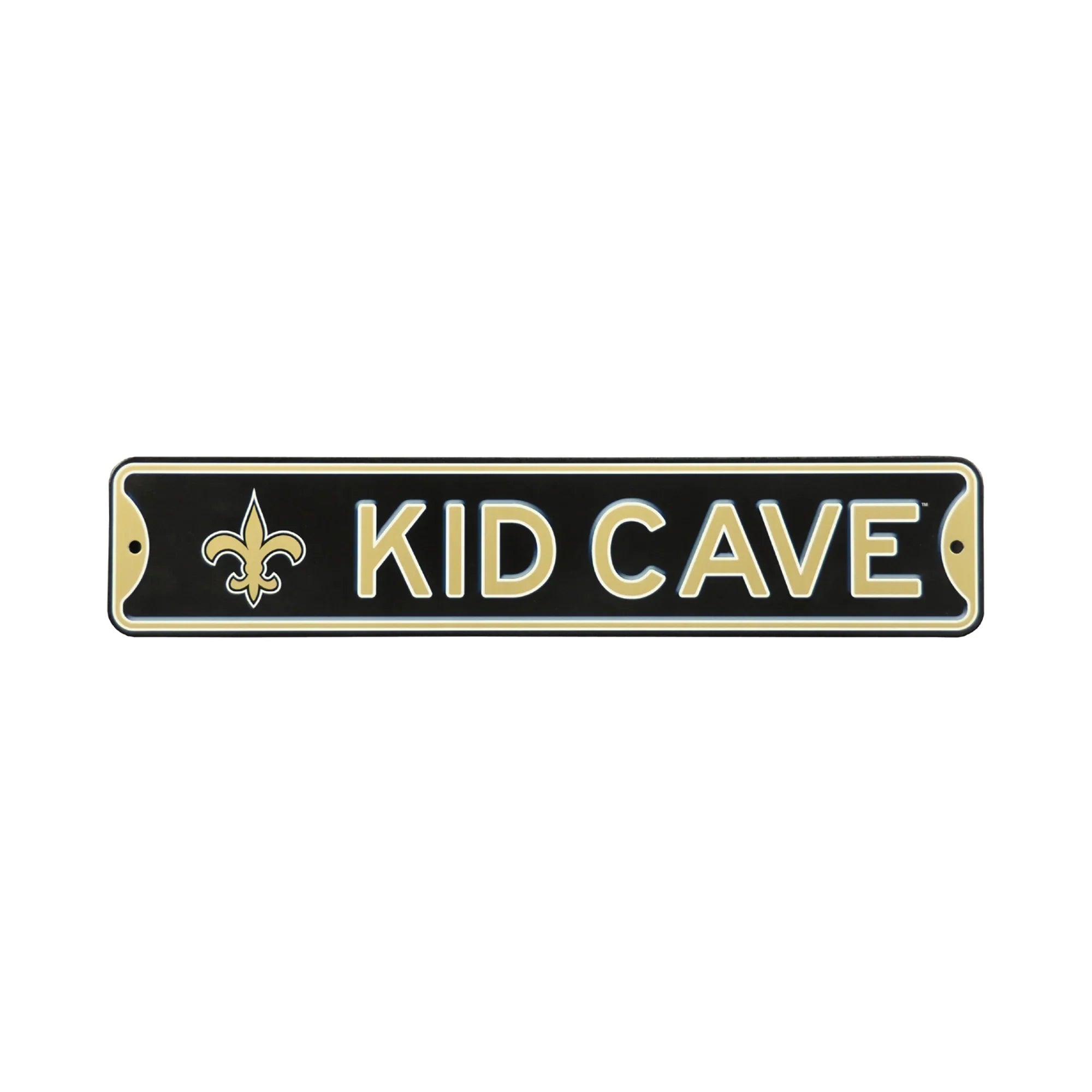 New Orleans Saints Steel Kid Cave Sign