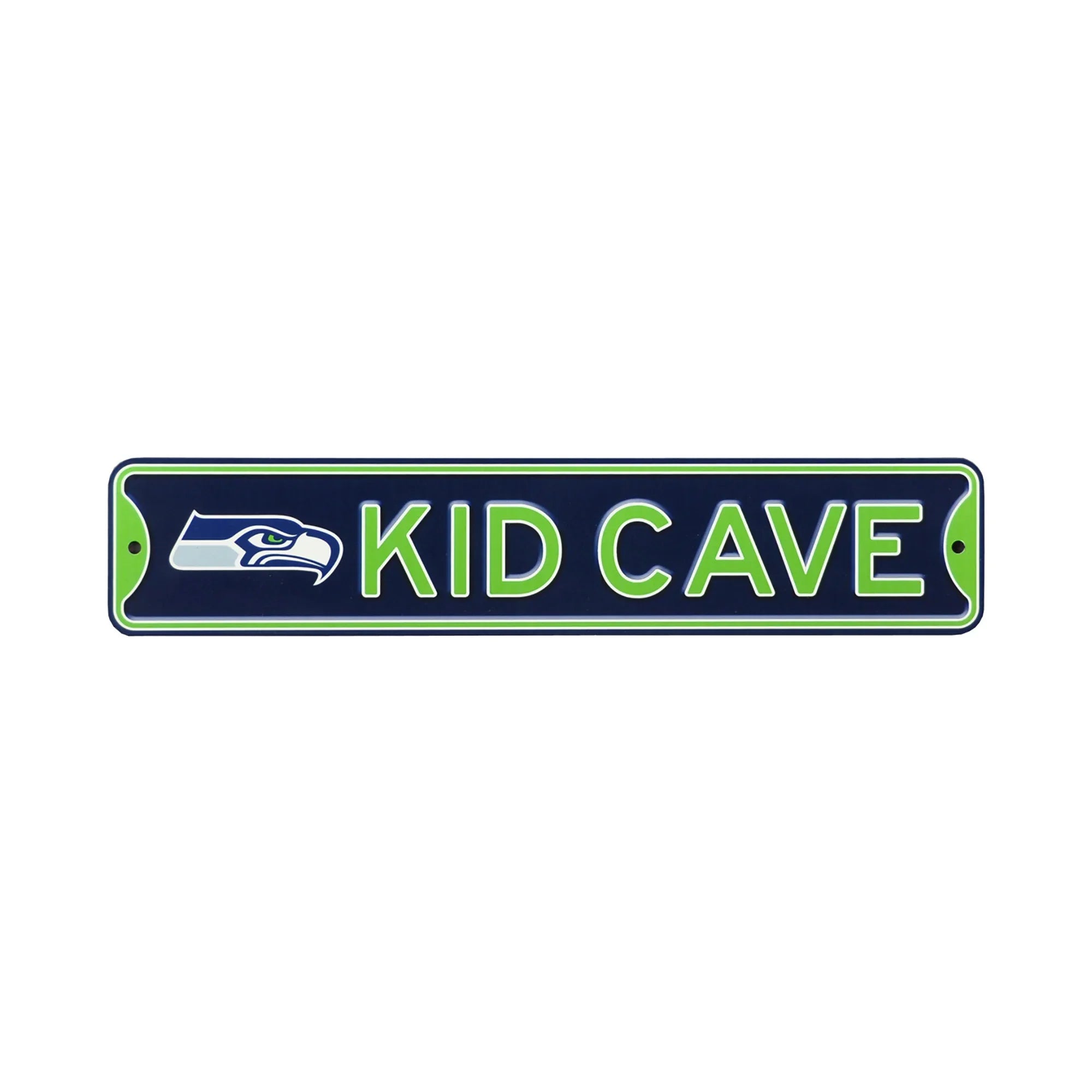 Seattle Seahawks Steel Kid Cave Sign