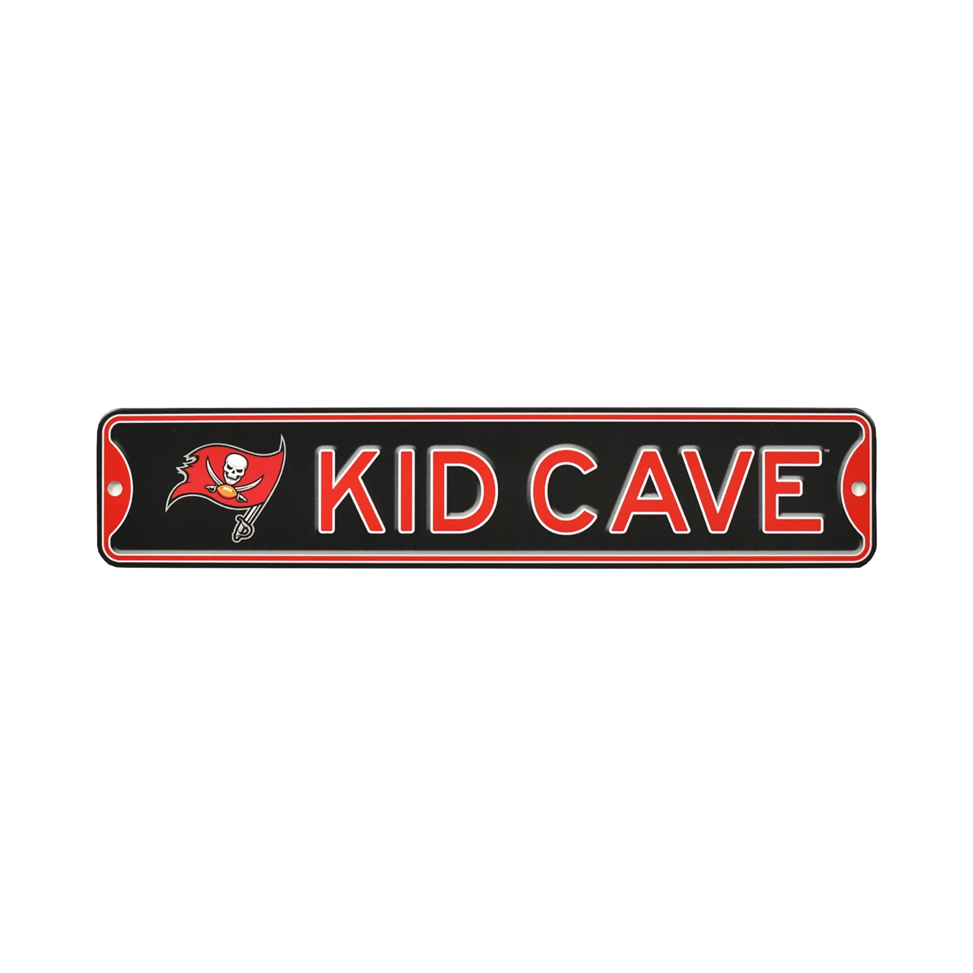 Tampa Bay Bucs Steel Kid Cave Sign