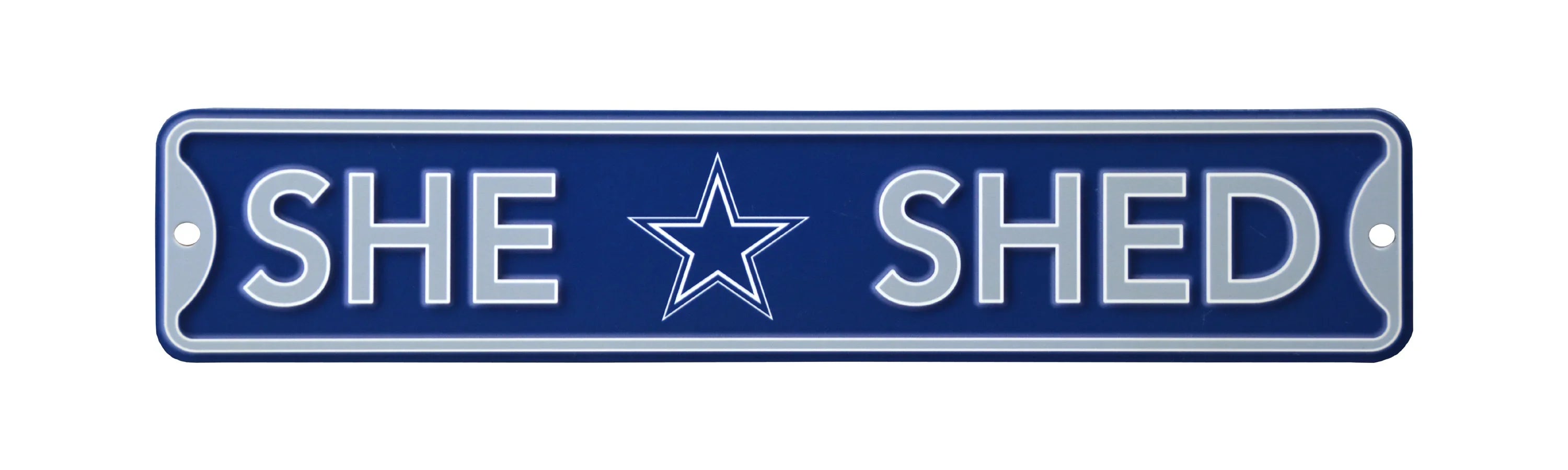 Dallas Cowboys Steel She Shed Sign