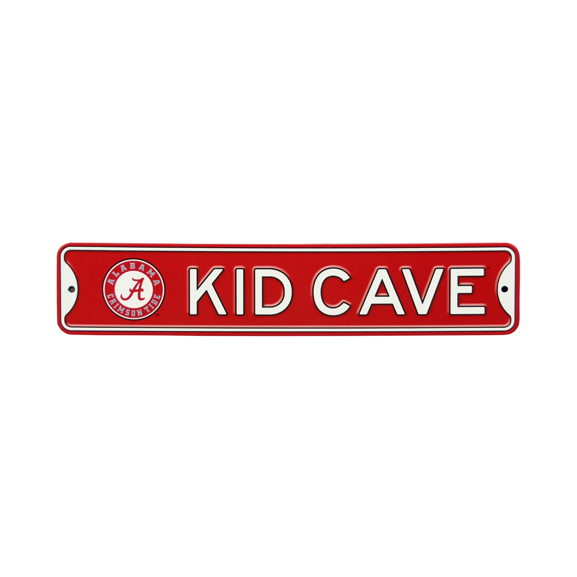 Alabama Crimson Tide Steel Kid Cave Sign