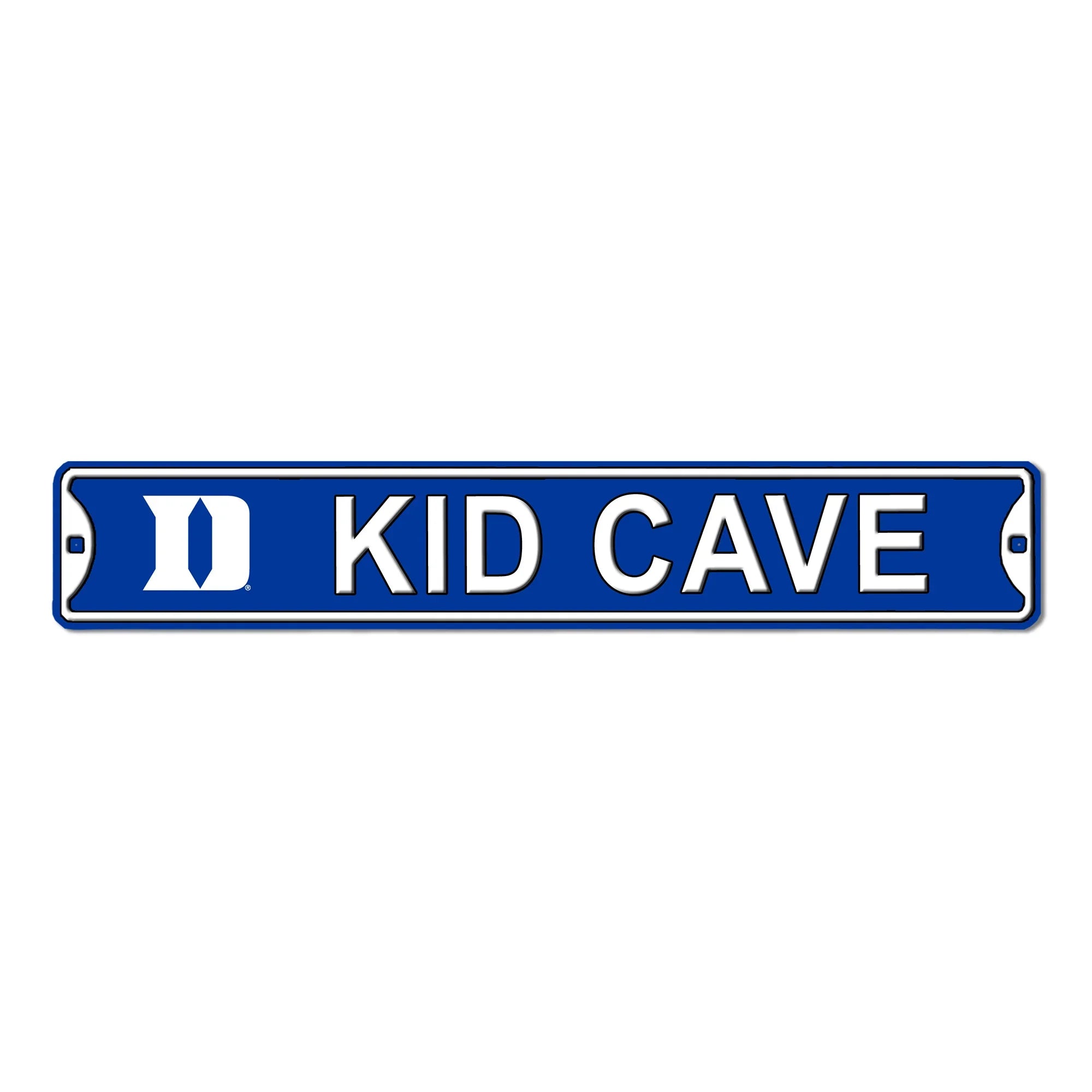 Duke Blue Devils  Steel Kid Cave Sign