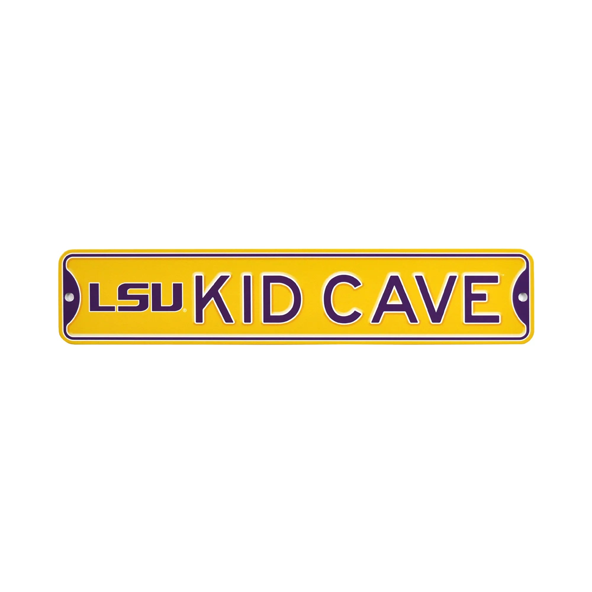 LSU Tigers  Steel Kid Cave Sign