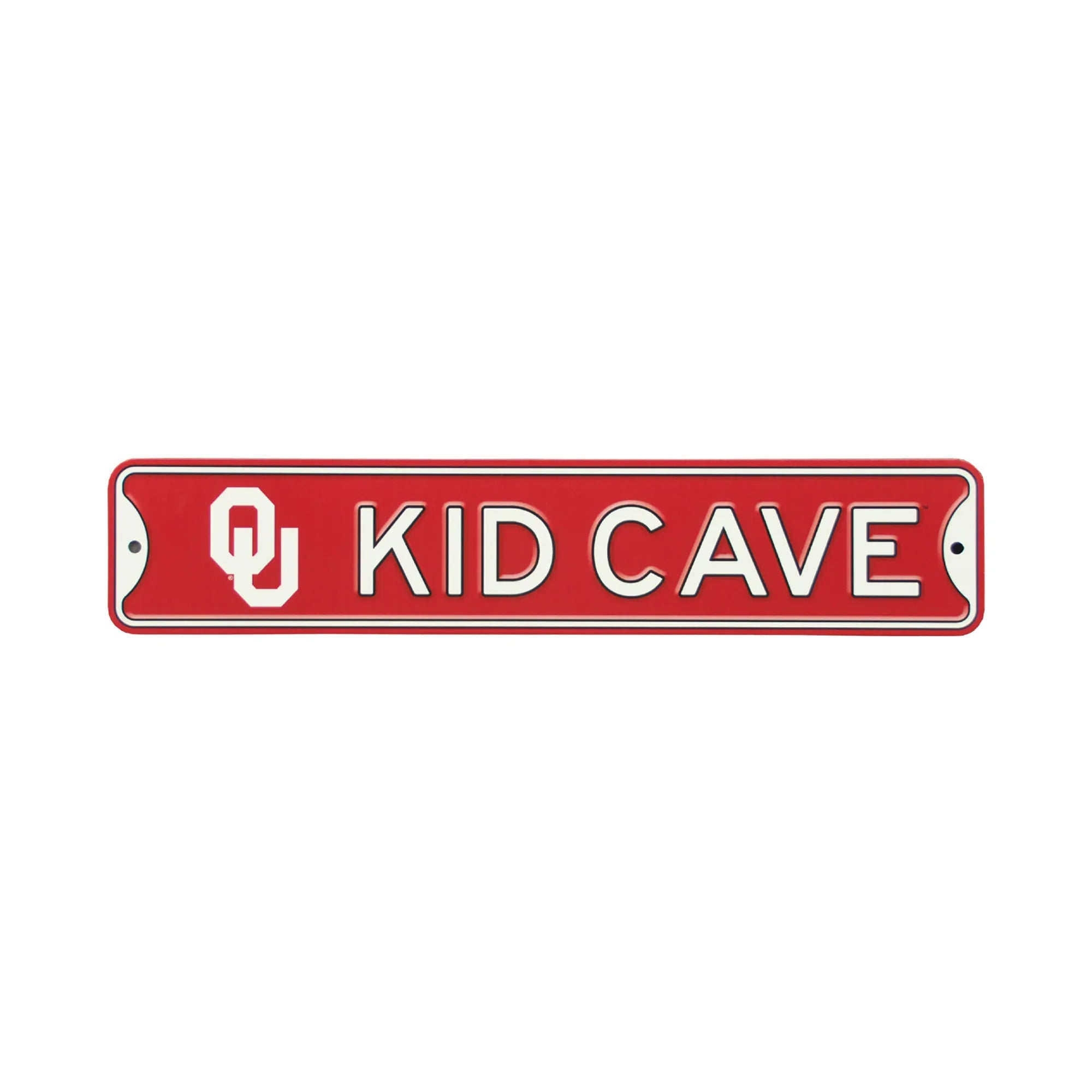 Oklahoma Sooners  Steel Kid Cave Sign