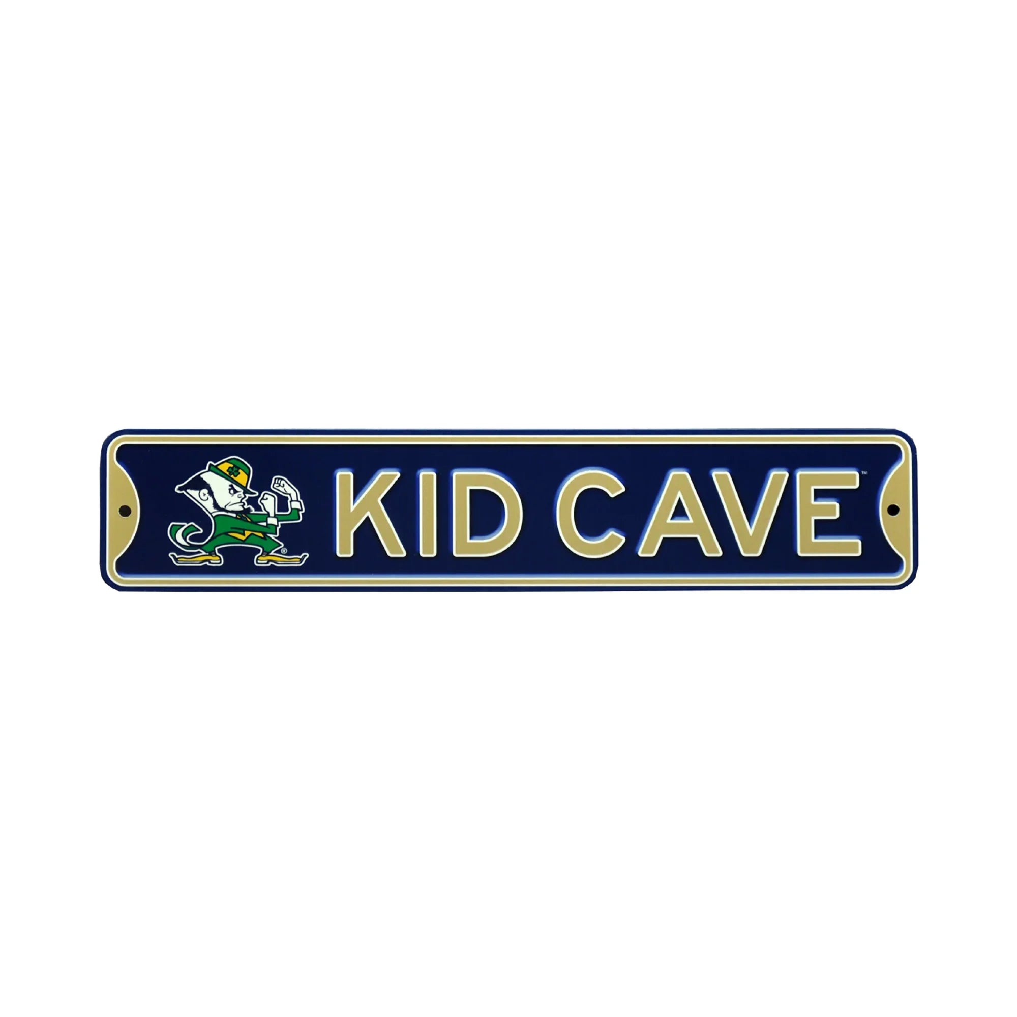 Notre Dame  Steel Kid Cave Sign