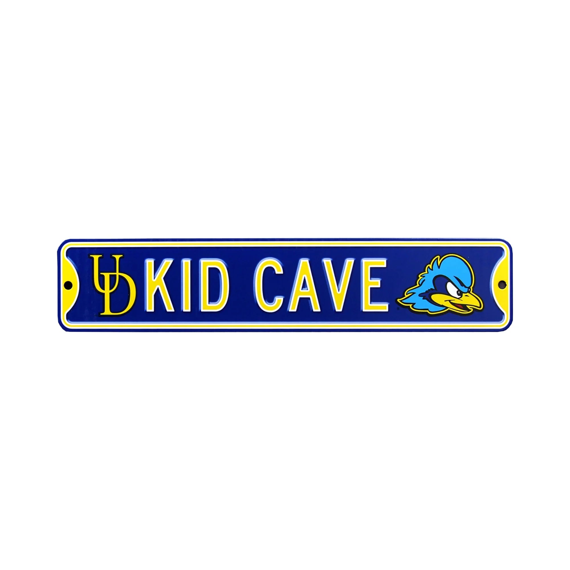 Delaware Blue Hens  Steel Kid Cave Sign