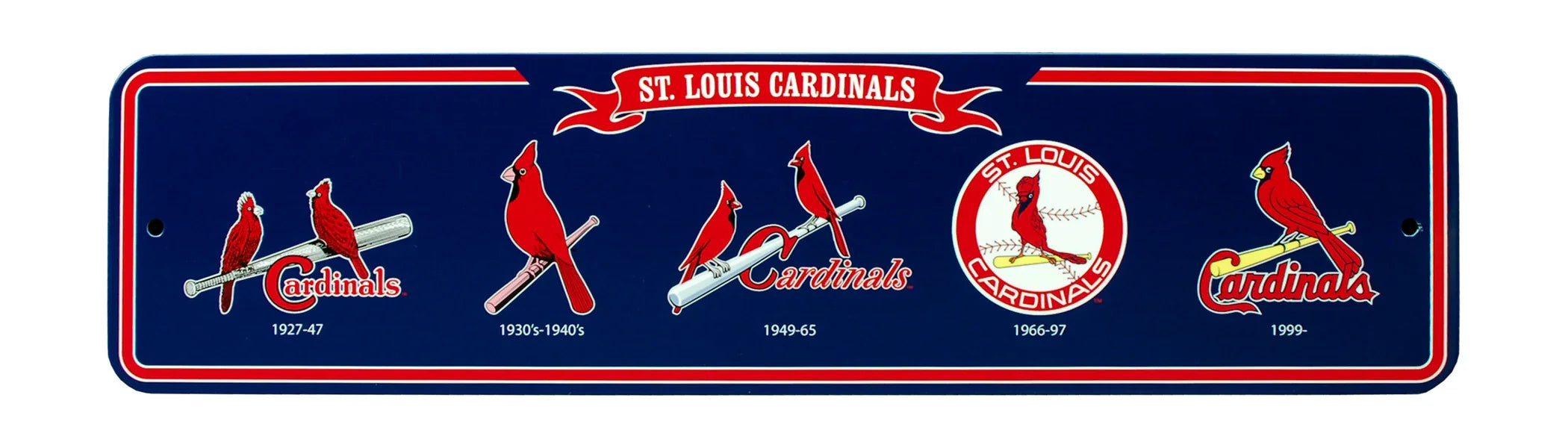 St Louis Cardinals  Steel Legacy Sign