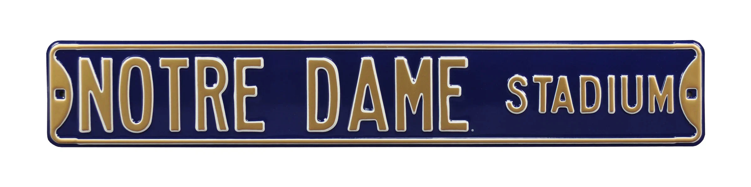 Notre Dame Steel Street Sign-NOTRE DAME STADIUM