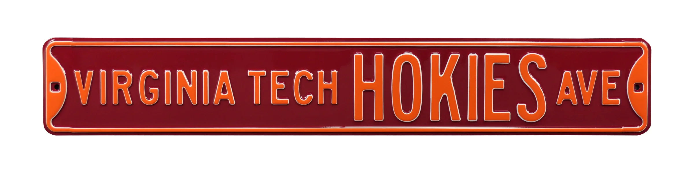Virginia Tech Hokies Steel Street Sign-VIRGINIA TECH HOKIES AVE