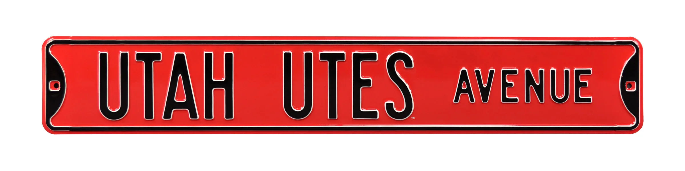 Utah Utes Steel Street Sign-UTAH UTES AVE
