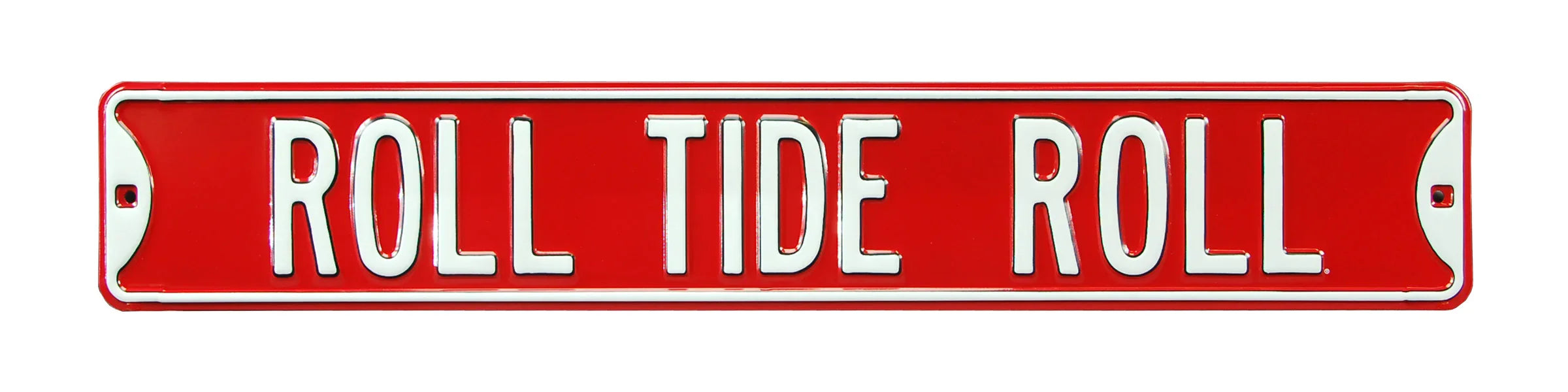 Alabama Crimson Tide Steel Street Sign-ROLL TIDE ROLL