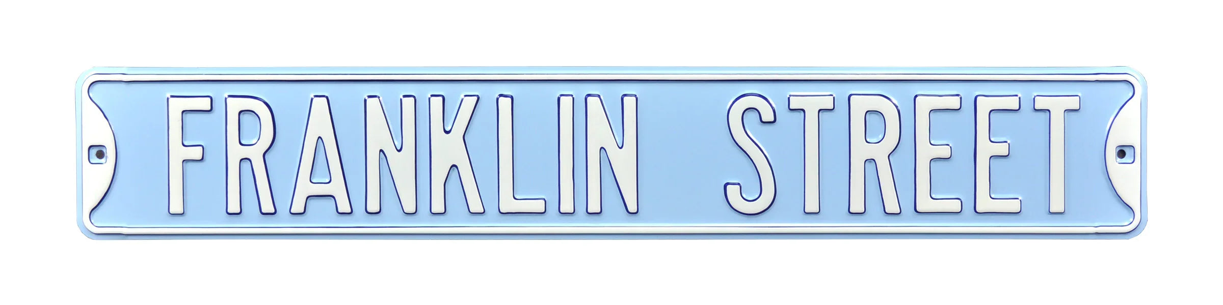 North Carolina Tar Heels Steel Street Sign-FRANKLIN STREET