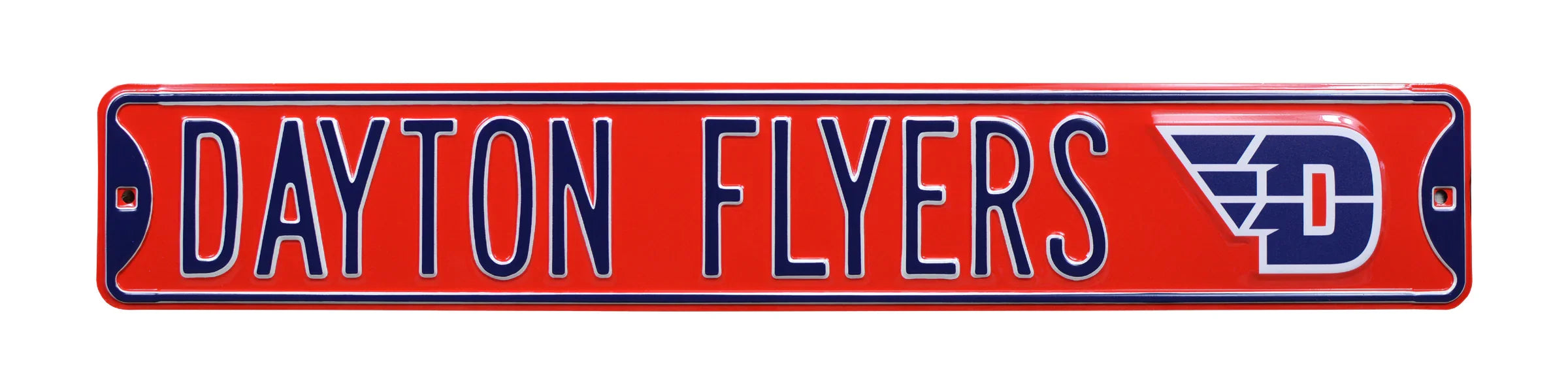 Dayton Flyers Steel Street Sign with Logo-DAYTON FLYERS