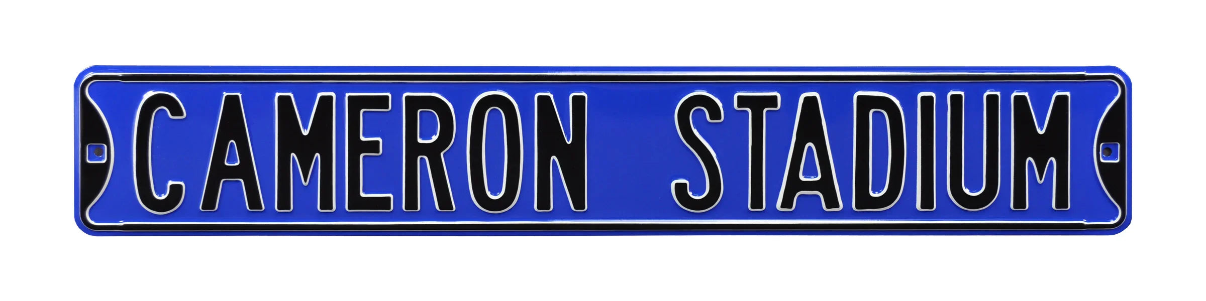 Duke Blue Devils Steel Street Sign-CAMERON STADIUM