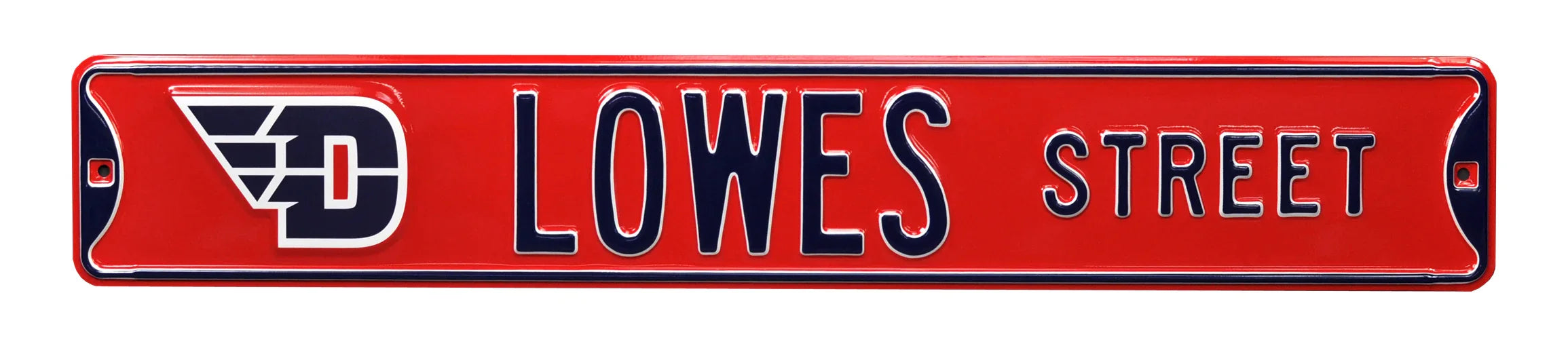 Dayton Flyers Steel Street Sign with Logo-LOWE'S STREET