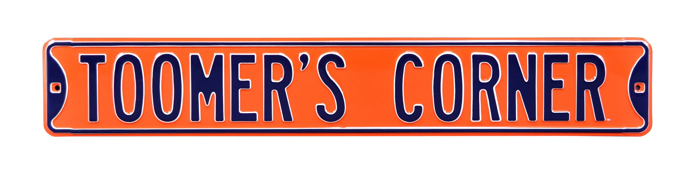 Auburn Tigers Steel Street Sign-TOOMER'S CORNER