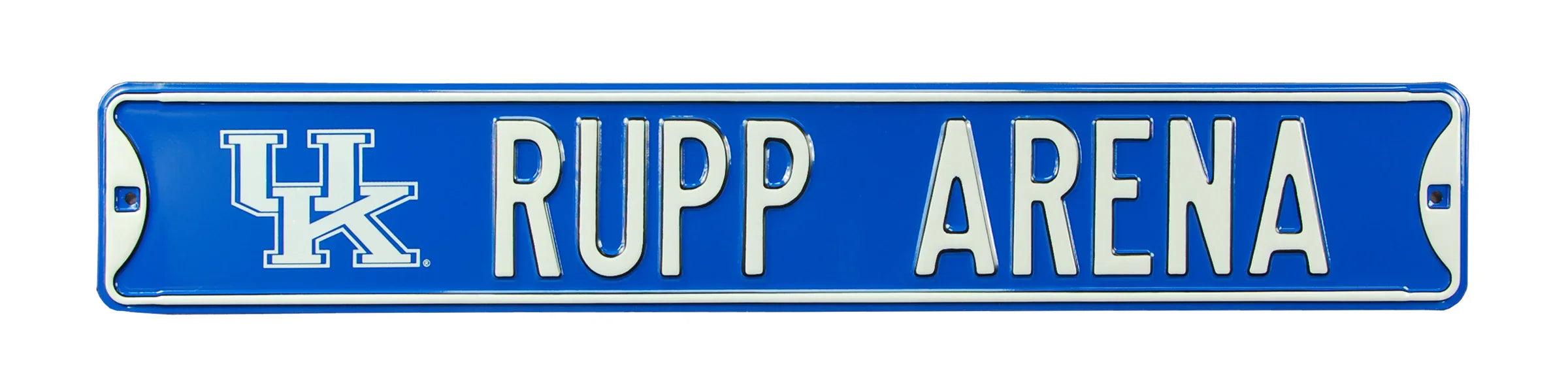 Kentucky Wildcats Steel Street Sign with Vintage Logo-RUPP ARENA