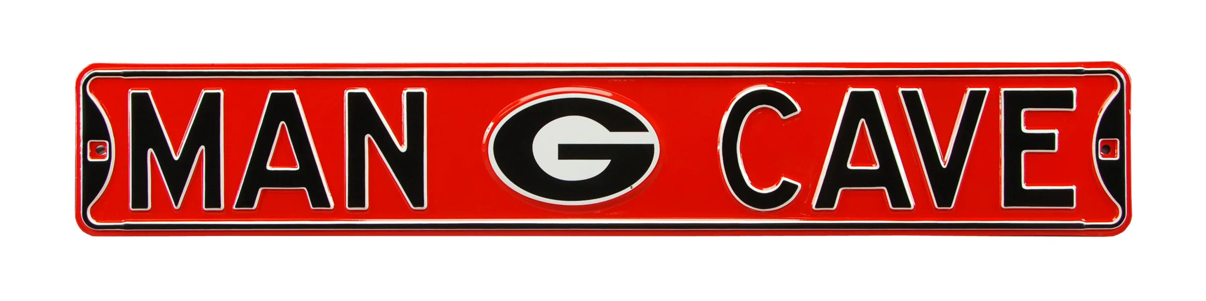 Georgia Bulldogs Steel Street Sign with Logo-MAN CAVE