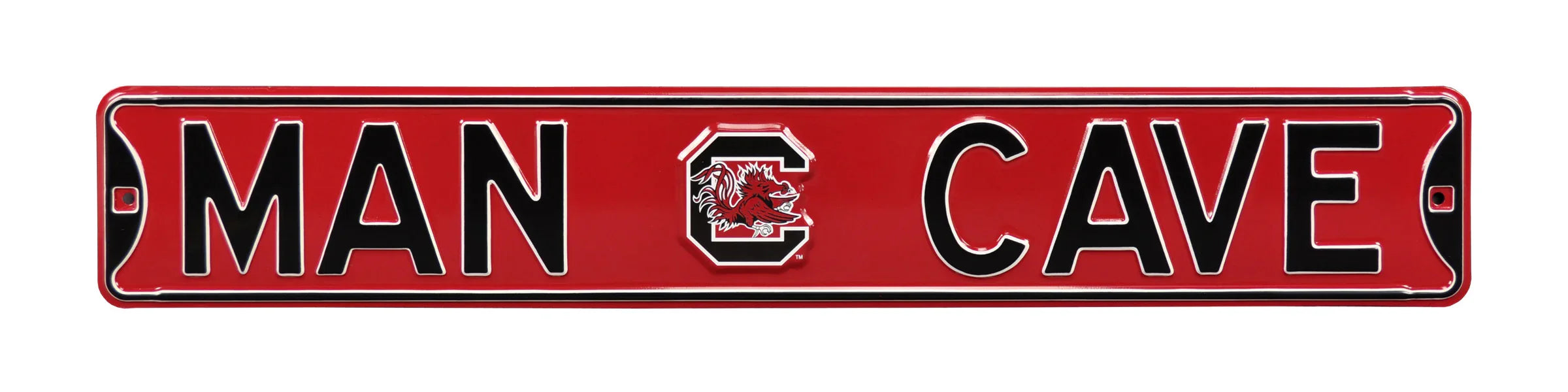 South Carolina Gamecocks Steel Street Sign with Logo-MAN CAVE
