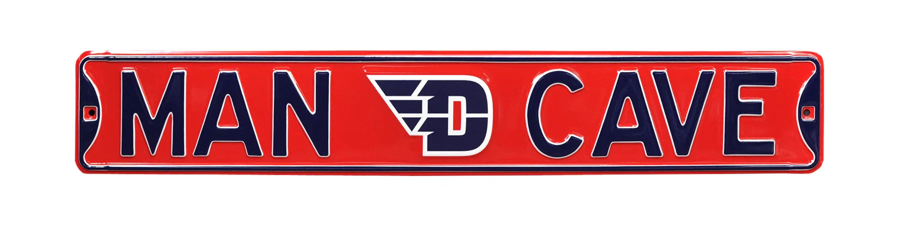 Dayton Flyers Steel Street Sign with Logo-MAN CAVE