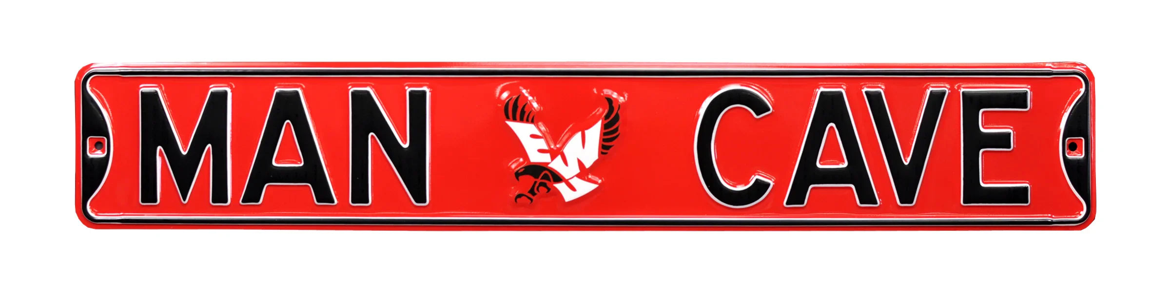 Eastern Washington Steel Street Sign with Logo-MAN CAVE