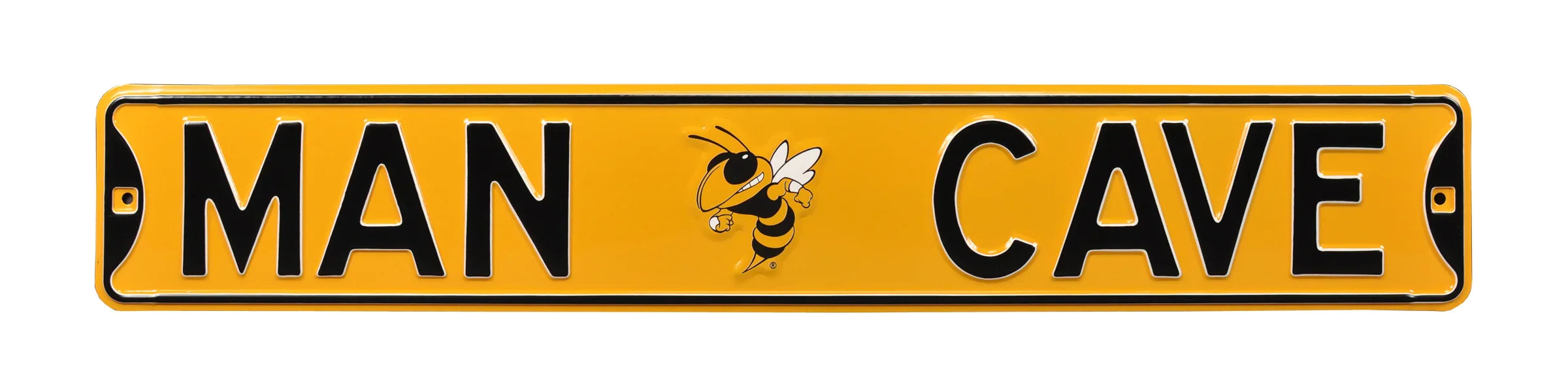 Georgia Tech Steel Street Sign with Logo-MAN CAVE