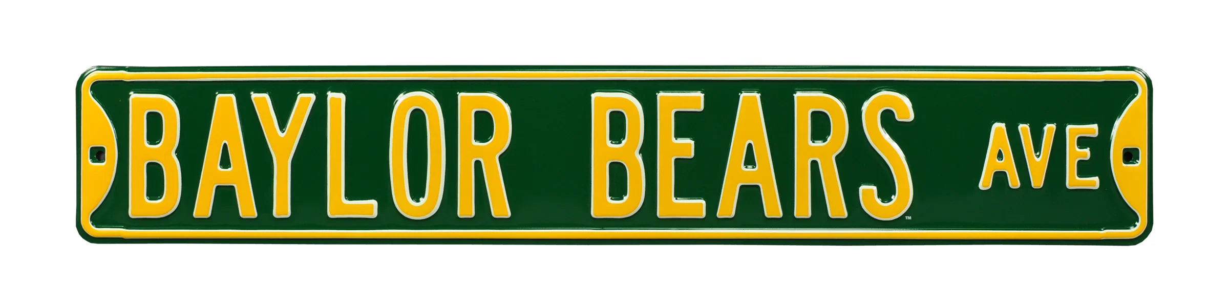 Baylor Bears Steel Street Sign-BAYLOR BEARS BLVD