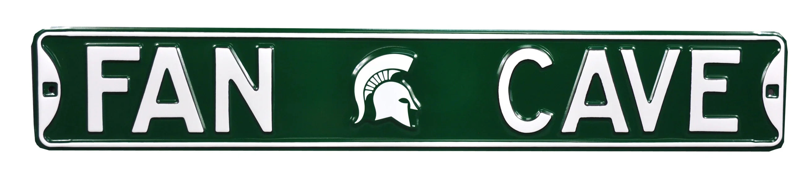 Michigan State Spartans Steel Street Sign with Logo-FAN CAVE