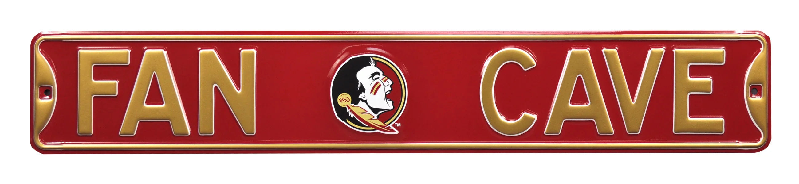 Florida State Seminoles Steel Street Sign with Logo-FAN CAVE