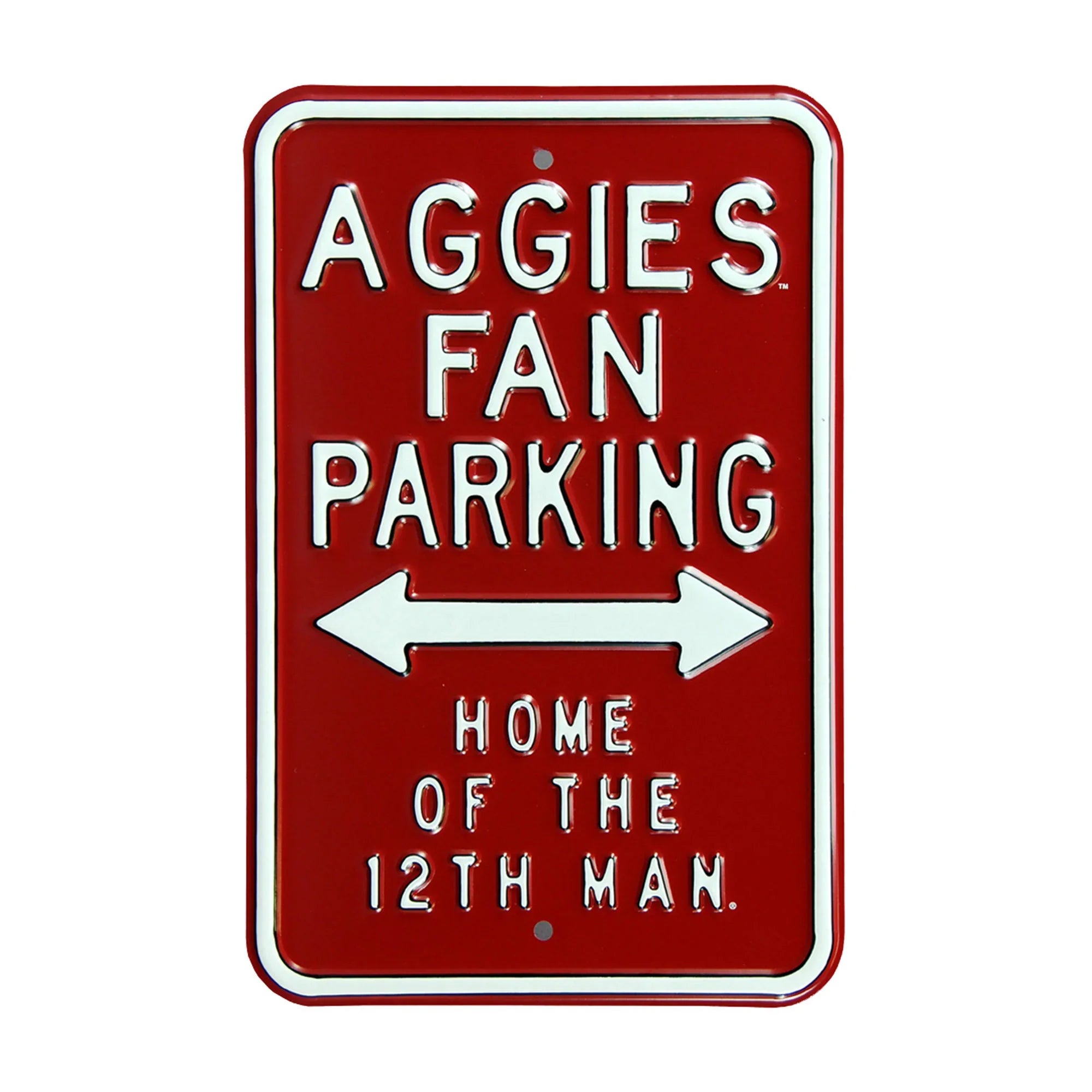 Texas A&M Aggies Steel Parking Sign-12th Man