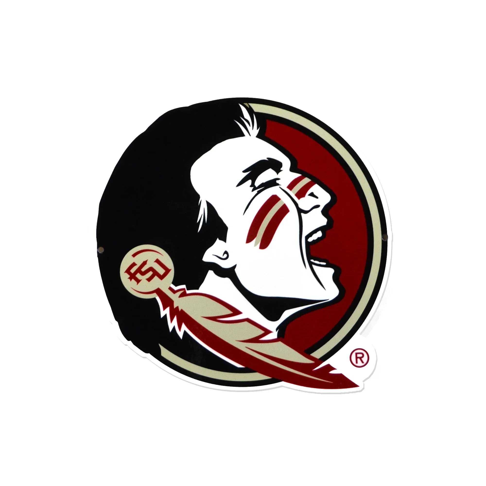 Florida State Seminoles Laser Cut Steel Logo Spirit Size-Primary Logo