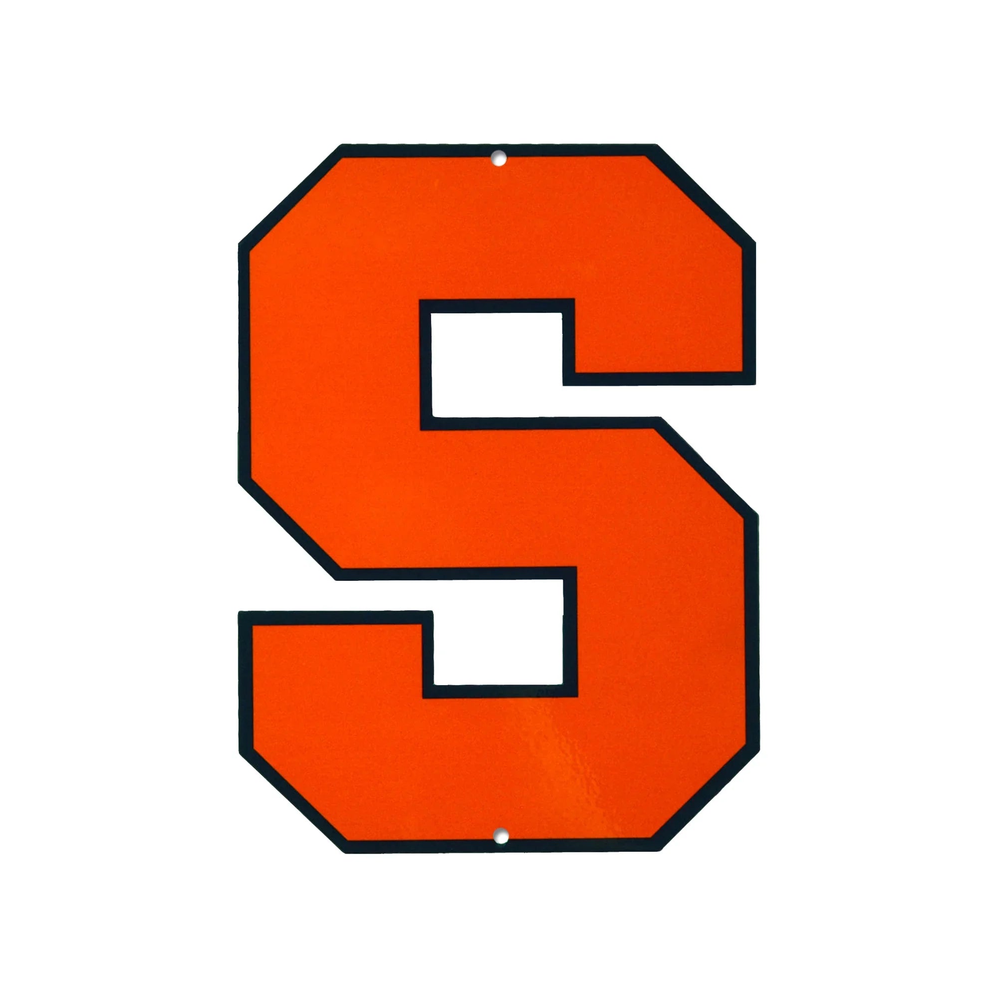 Syracuse Orange Laser Cut Steel Logo Spirit Size-Primary Logo
