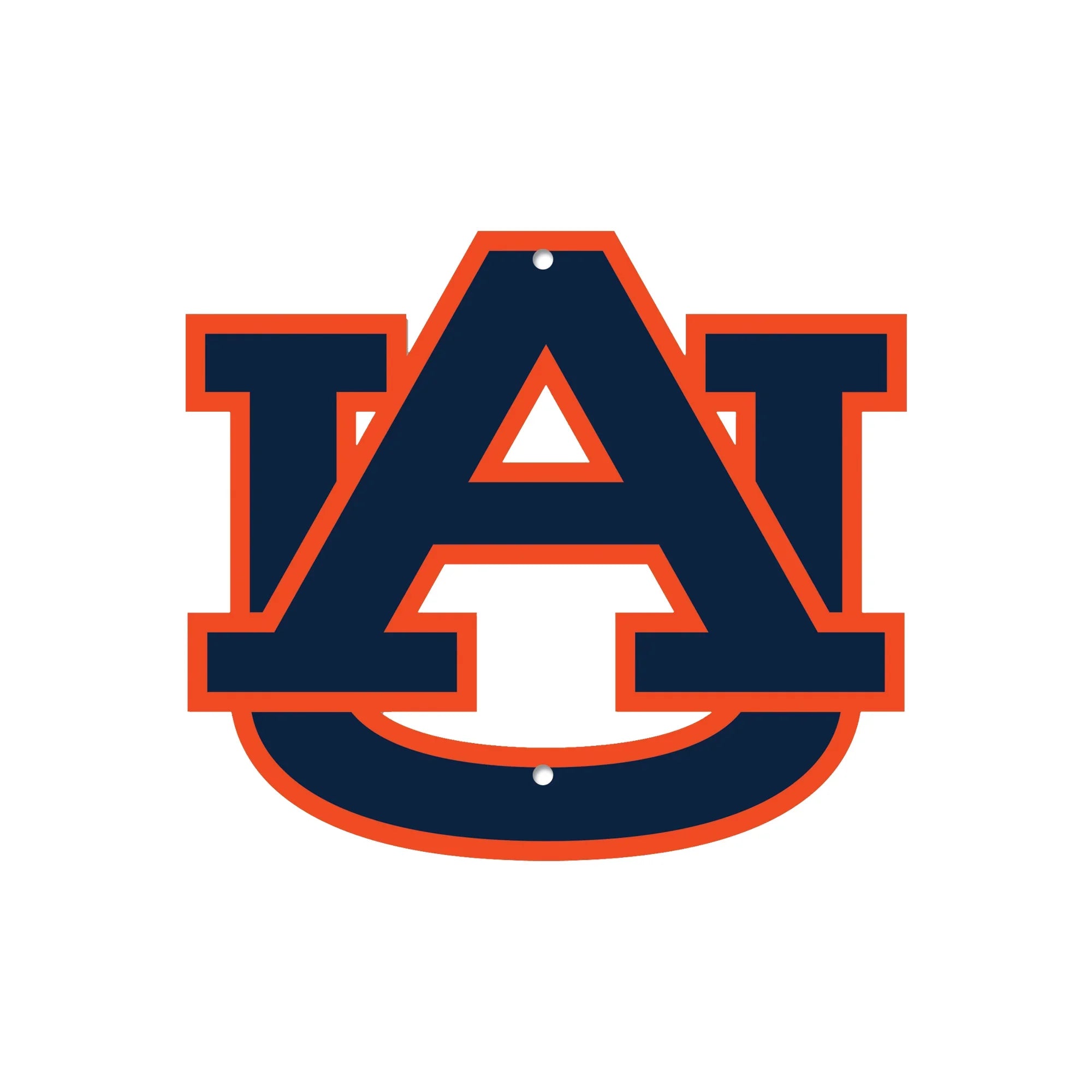 Auburn Tigers Laser Cut Steel Logo Spirit Size-AU Navy
