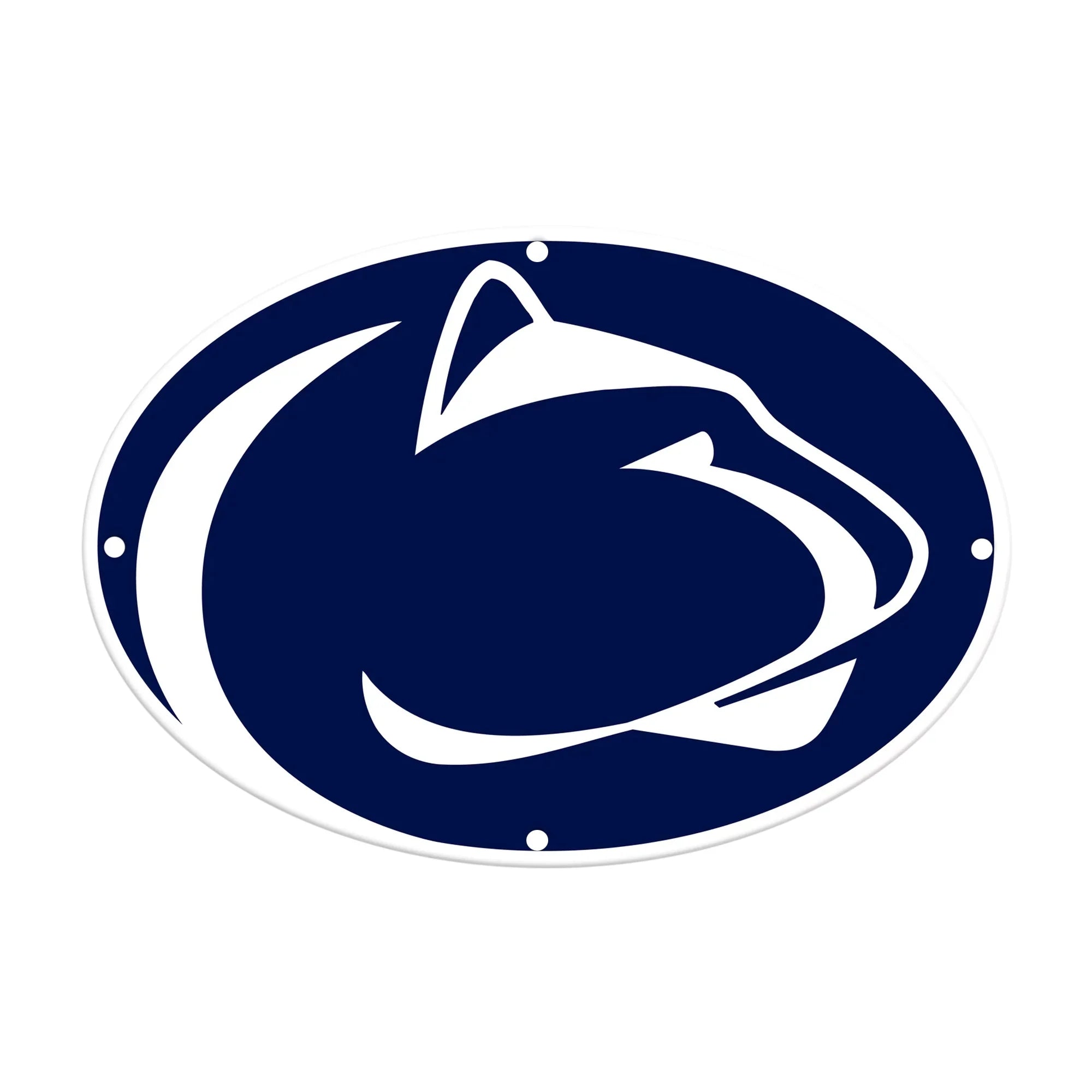 Penn State Nittany Lions Laser Cut Steel Logo Statement Size-Primary Logo