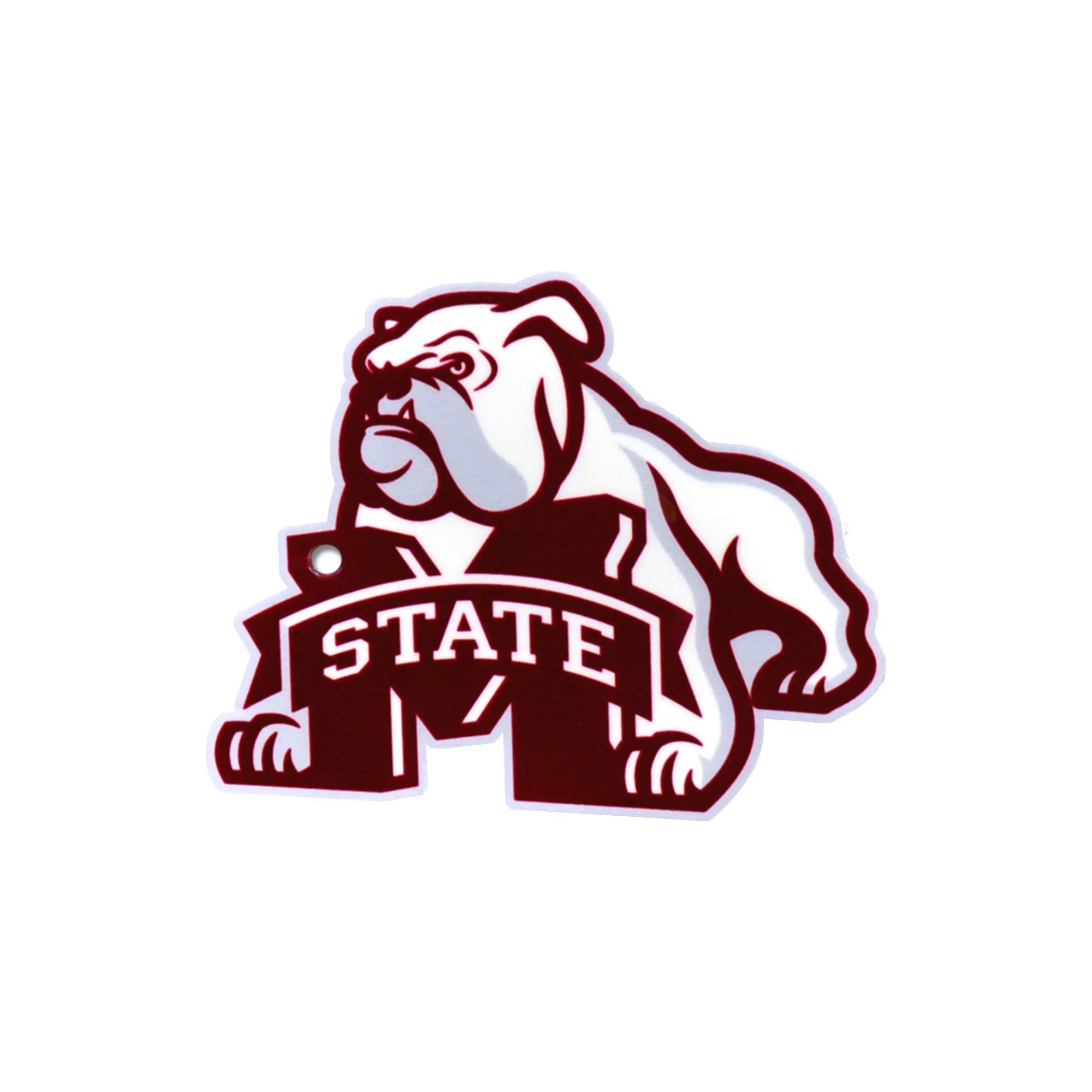 Mississippi State Bulldogs Laser Cut Steel Logo Statement Size-Dog Over M Logo