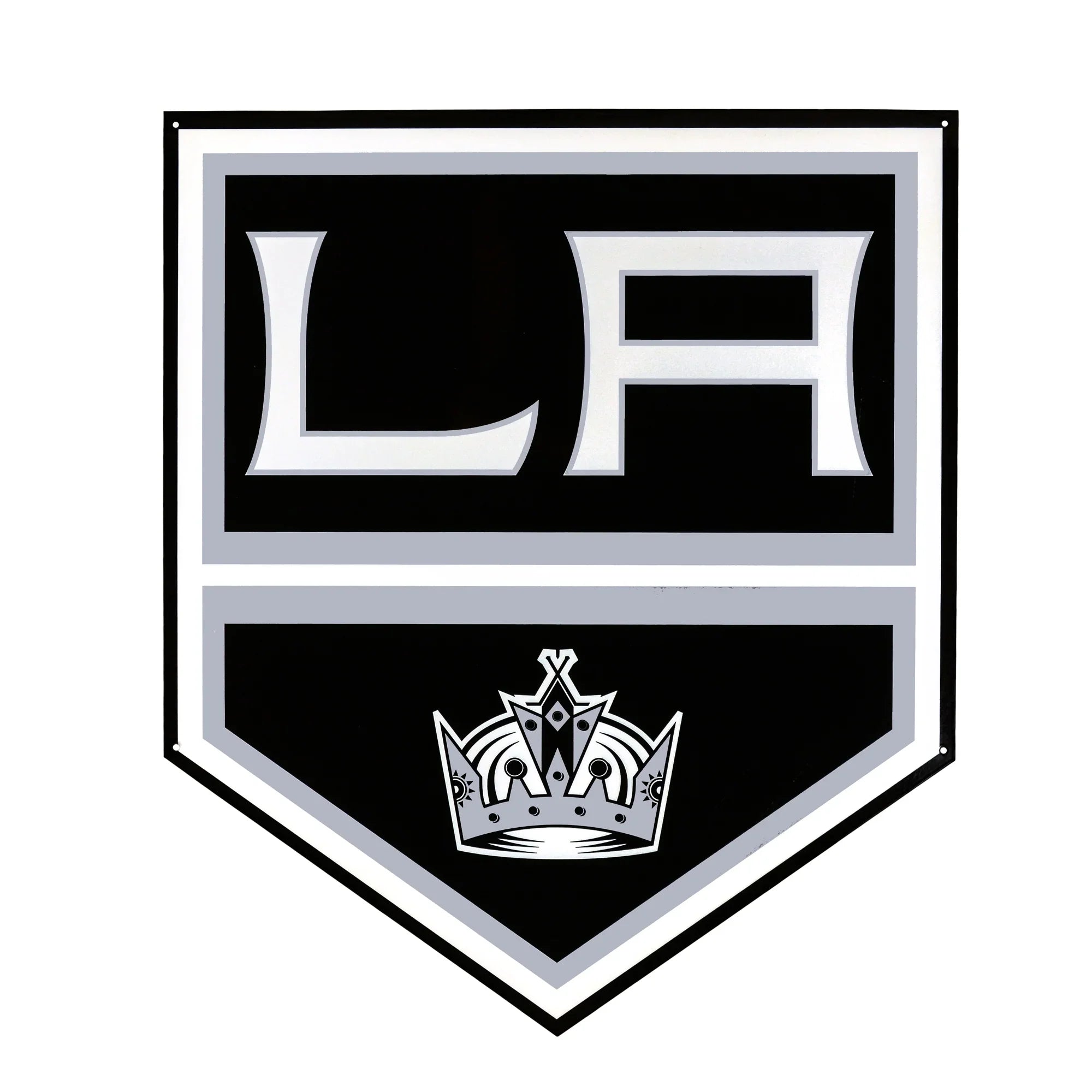 Los Angeles Kings Laser Cut Steel Logo Statement Size-Primary Logo