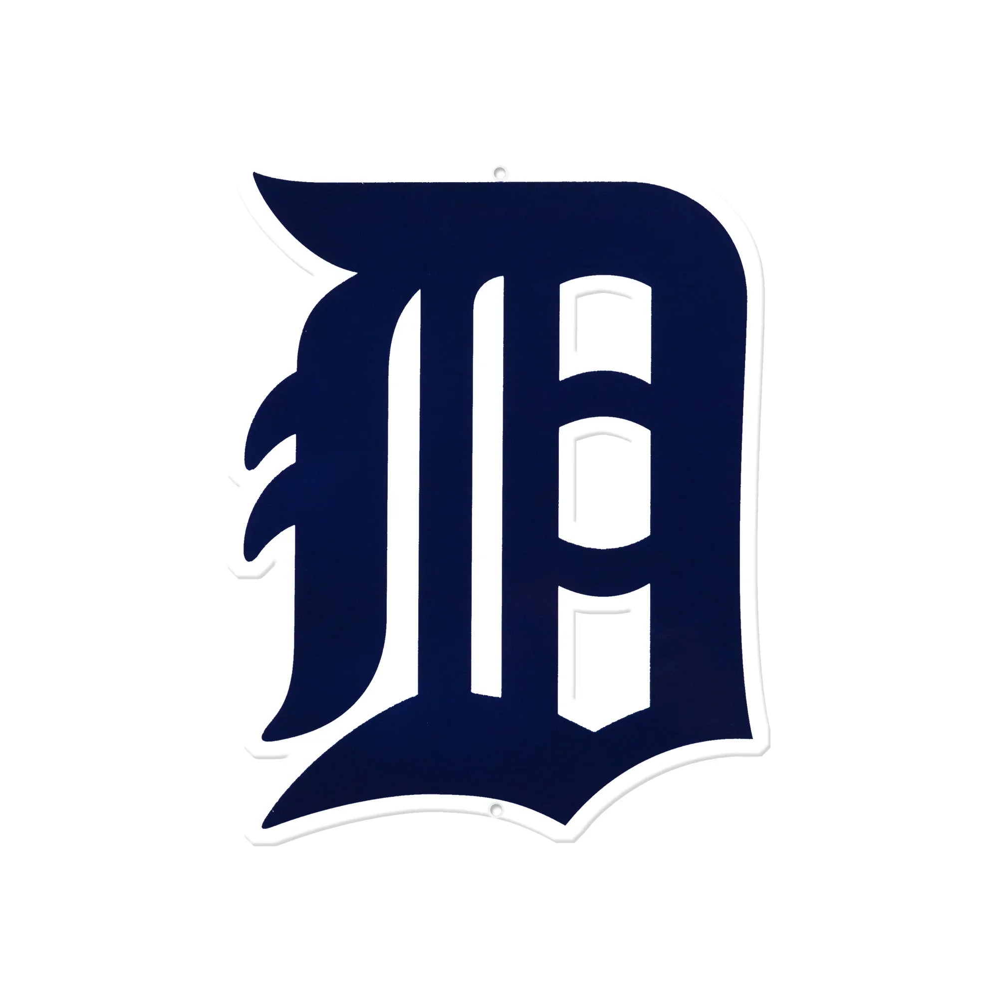 Detroit Tigers Laser Cut Steel Logo Spirit Size-Gothic D