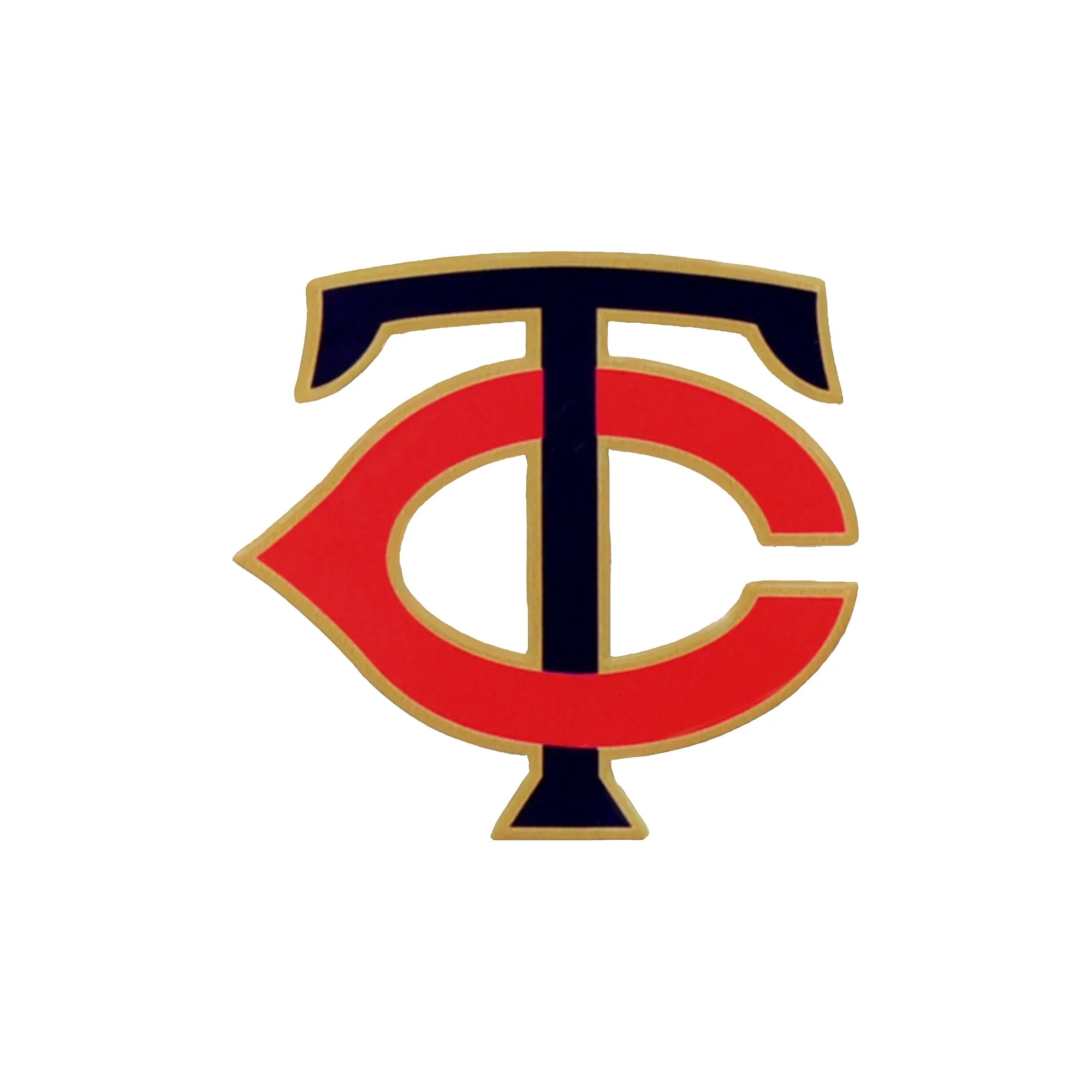 Minnesota Twins Laser Cut Steel Logo Spirit Size-T-C 2015
