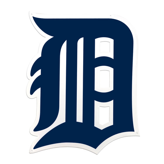 Detroit Tigers Laser Cut Steel Logo Statement Size-Gothic D