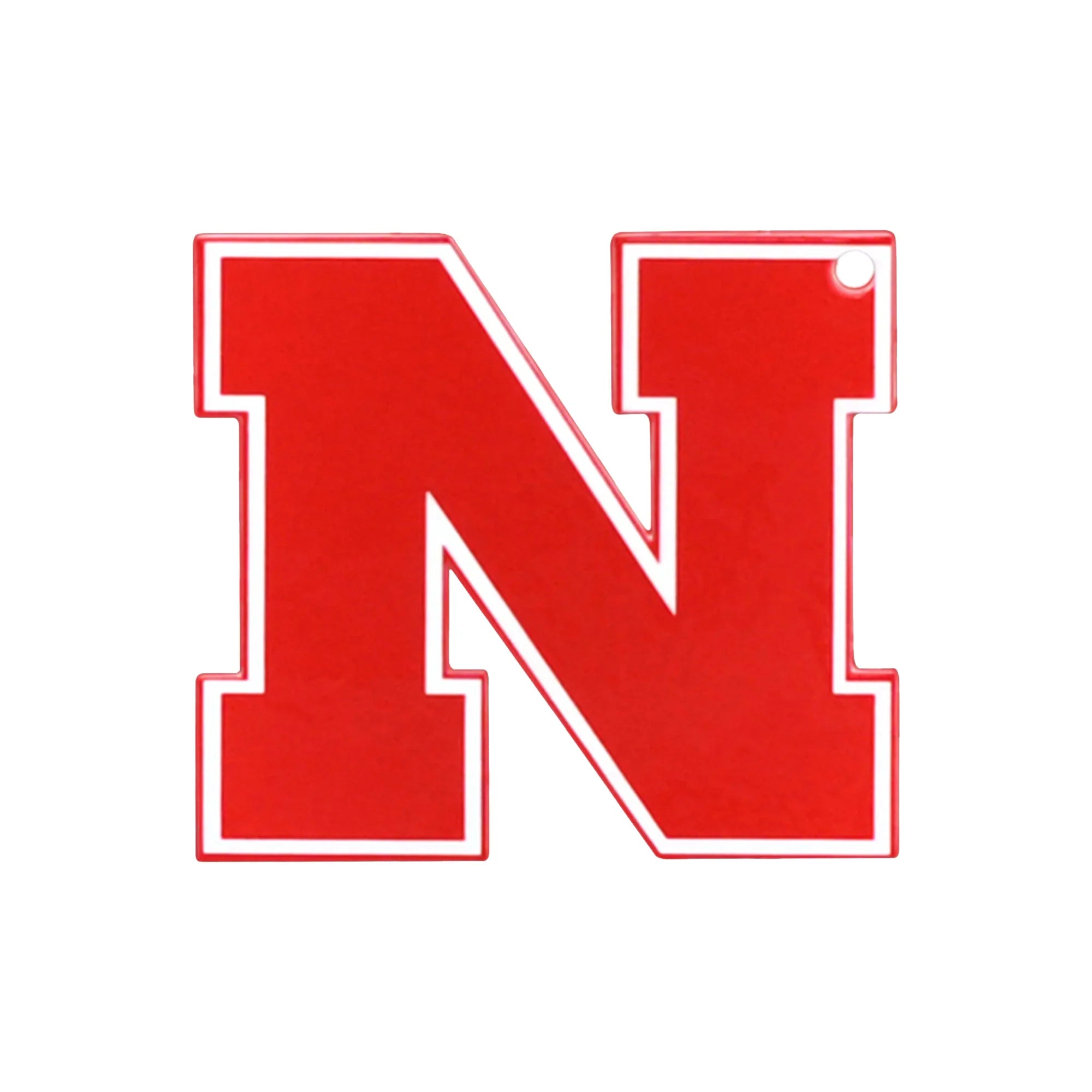 Nebraska Cornhuskers Laser Cut Steel Logo Statement Size-HOME