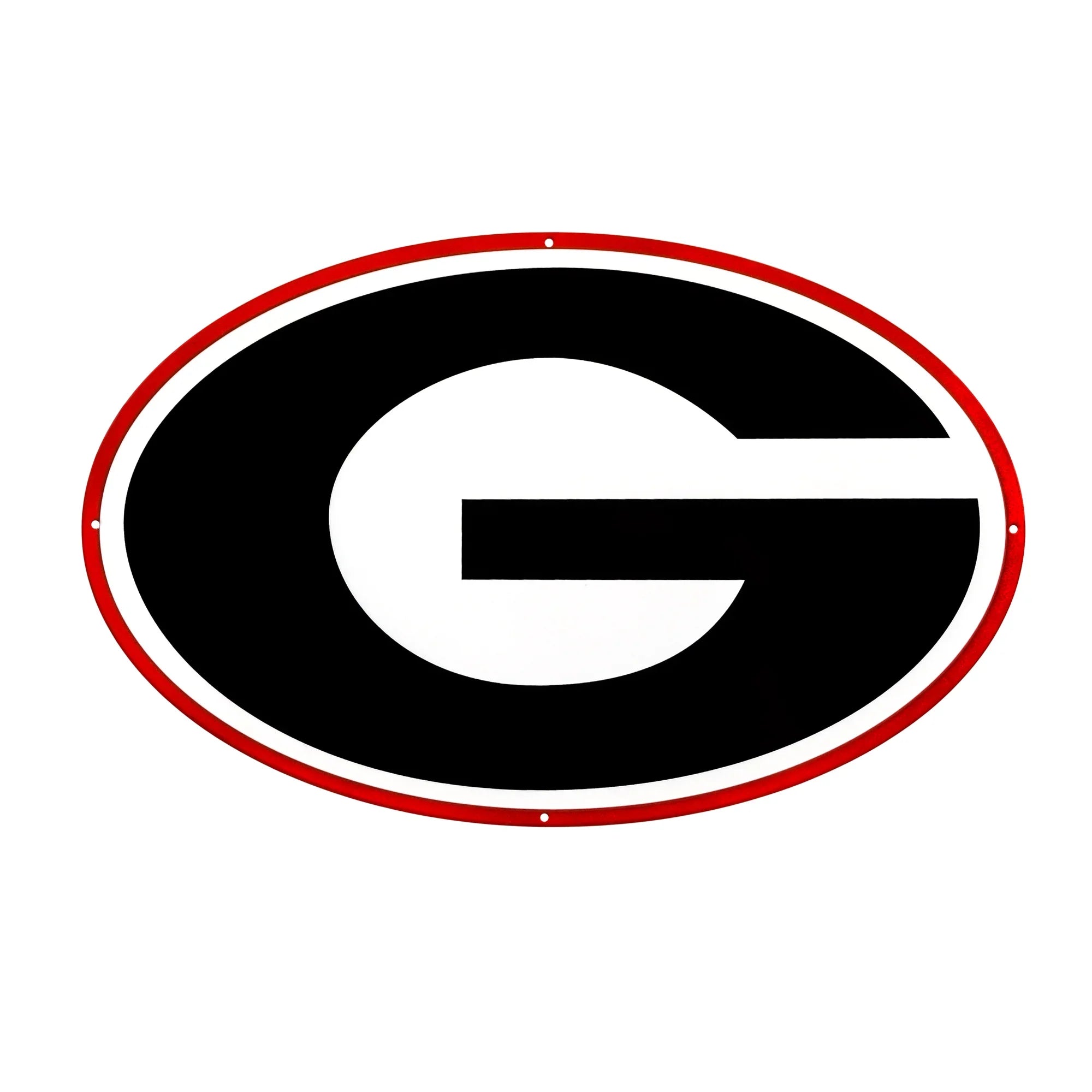 Georgia Bulldogs Laser Cut Steel Logo Statement Size-Primary Logo