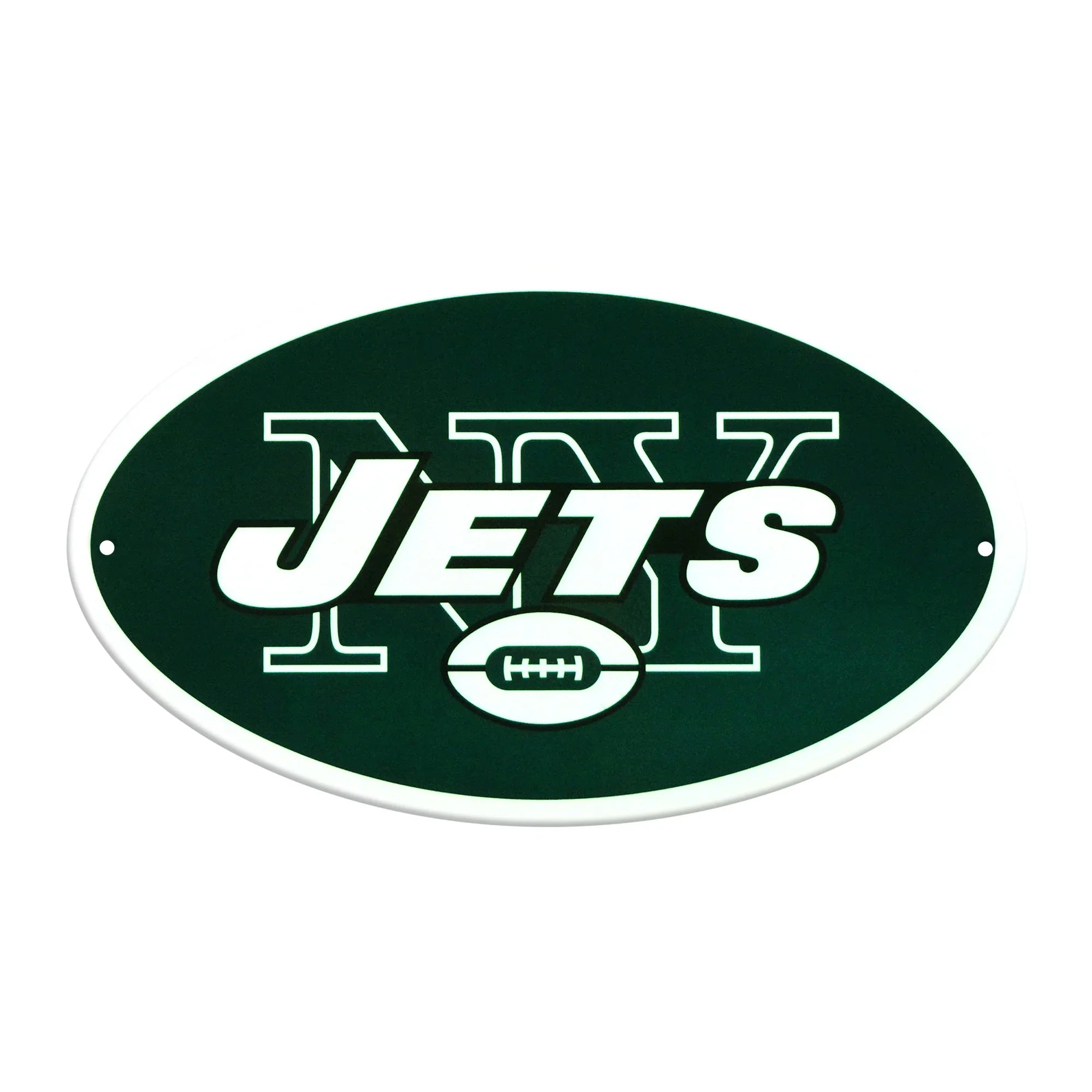 New York Jets Laser Cut Steel Logo Spirit Size-Primary Logo