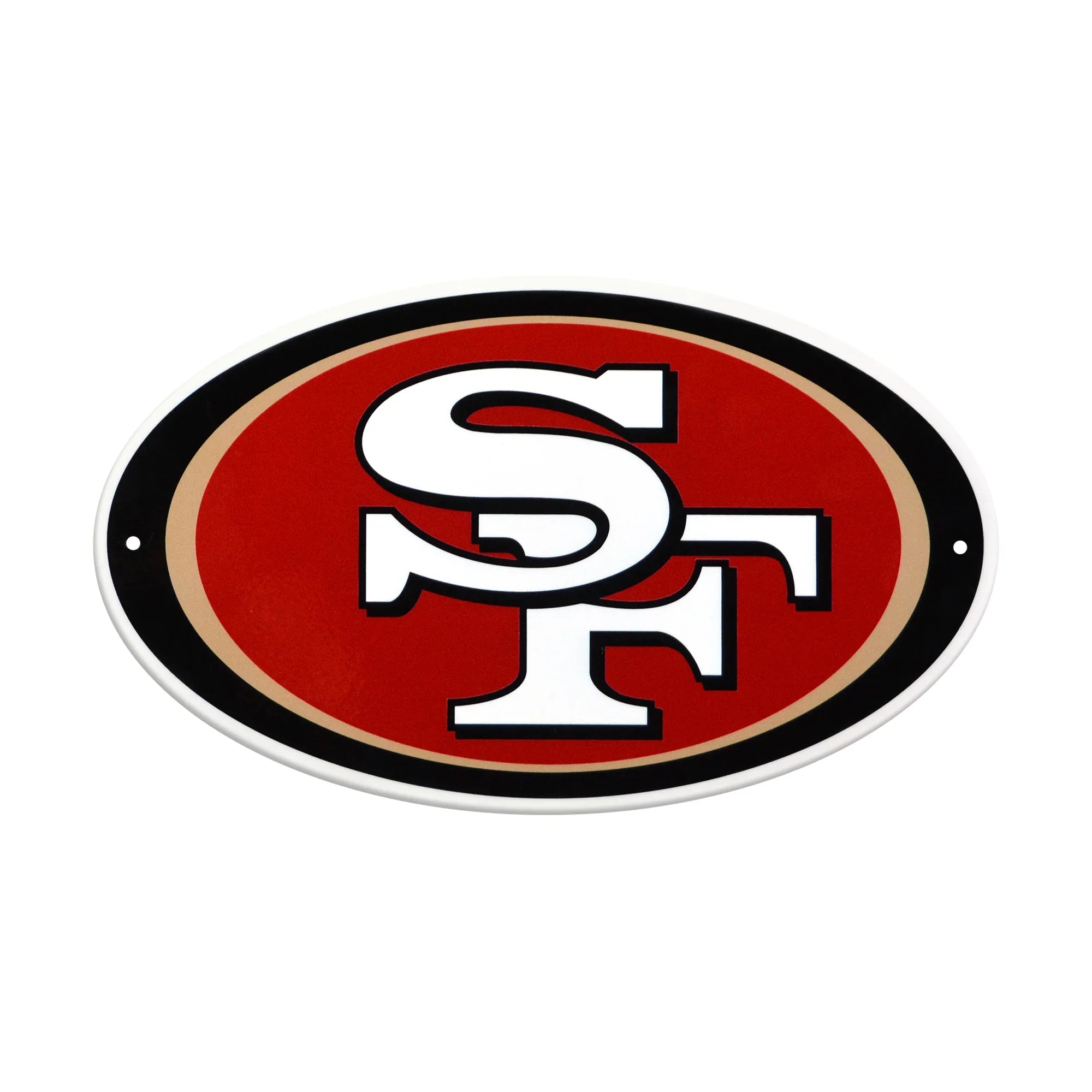 San Francisco 49ers Laser Cut Steel Logo Spirit Size-Primary Logo