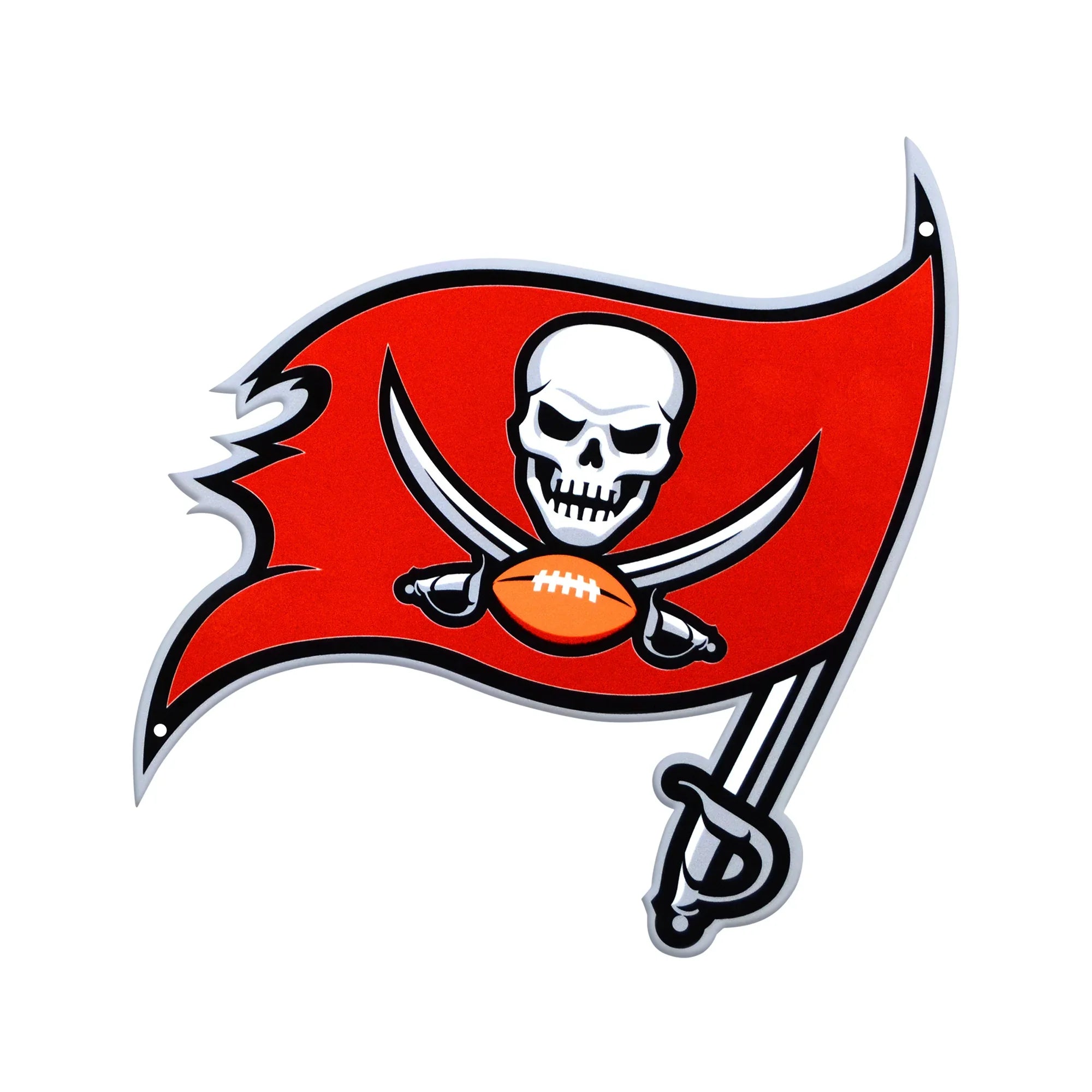 Tampa Bay Bucs Laser Cut Steel Logo Spirit Size-Primary Logo